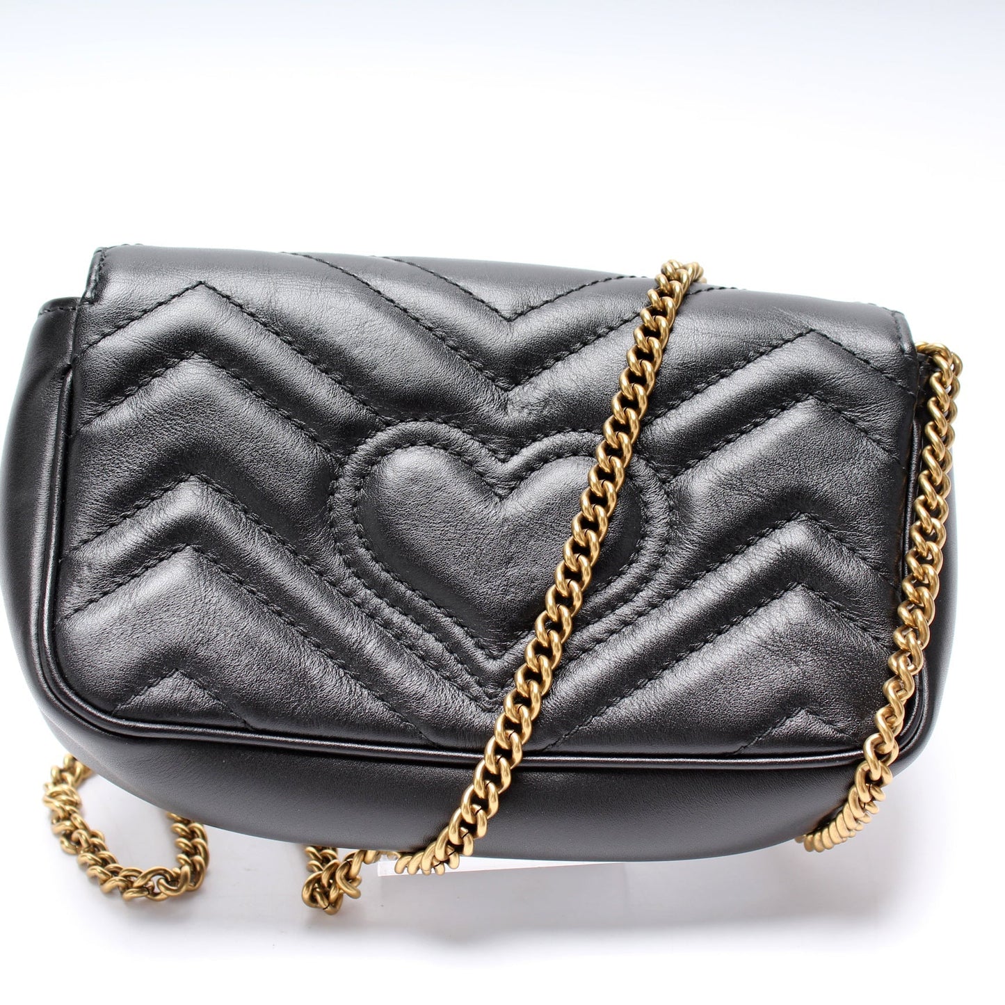 Gucci Marmont Super Mini Flap Travel Bag Flap 5