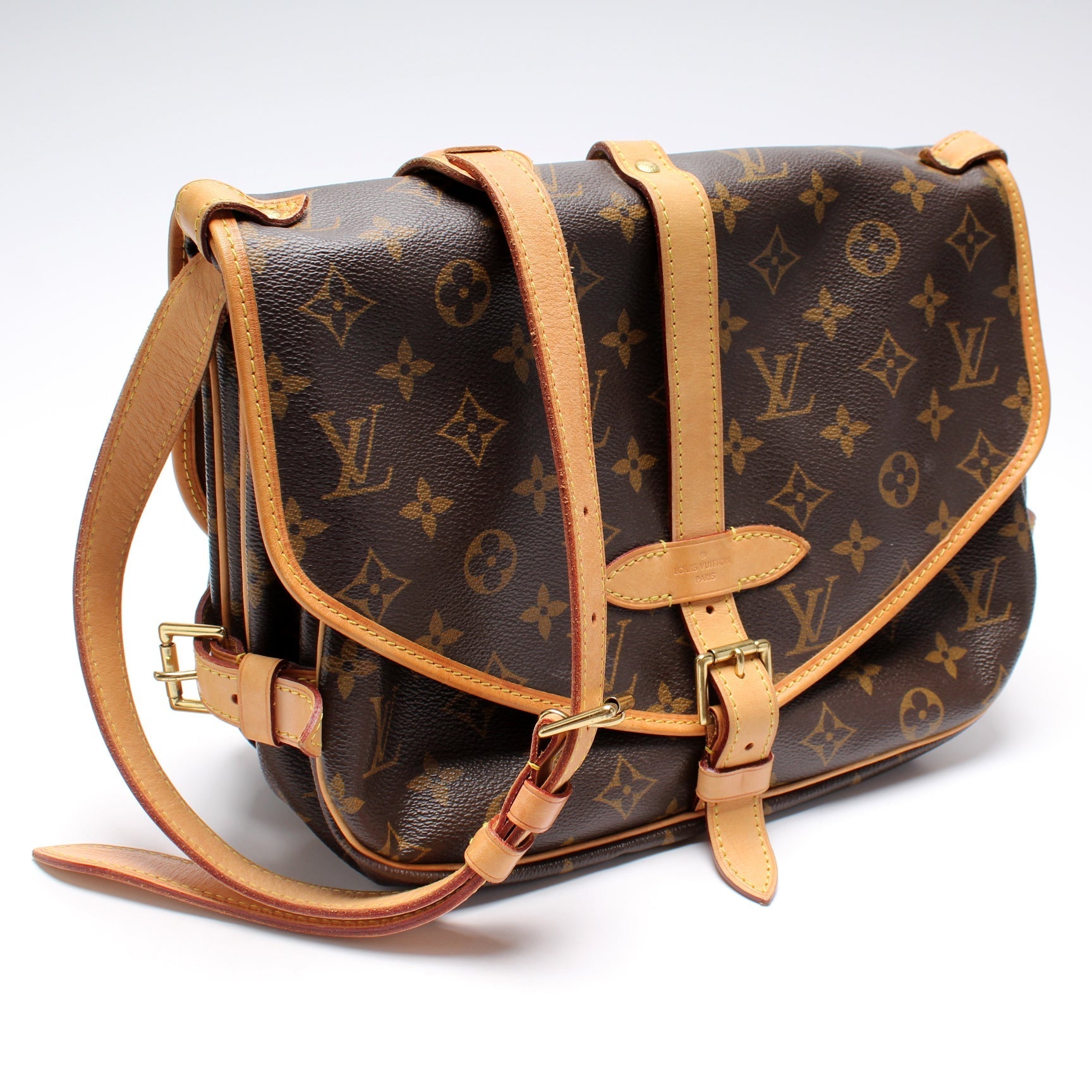 Louis Vuitton Saumur 25 Monogram Handbag Monogram 1
