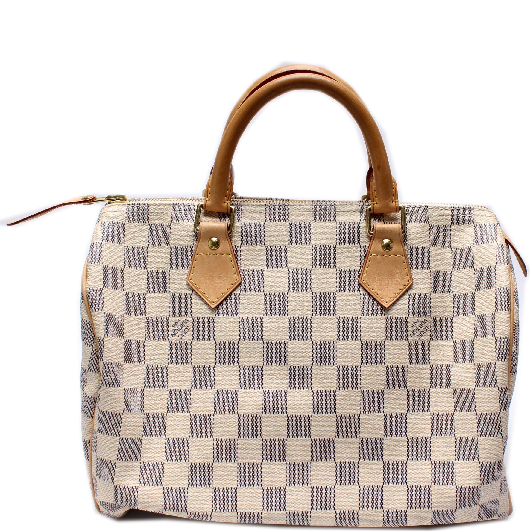 Louis Vuitton Speedy 30 Azur Damier Handbag Azur 13
