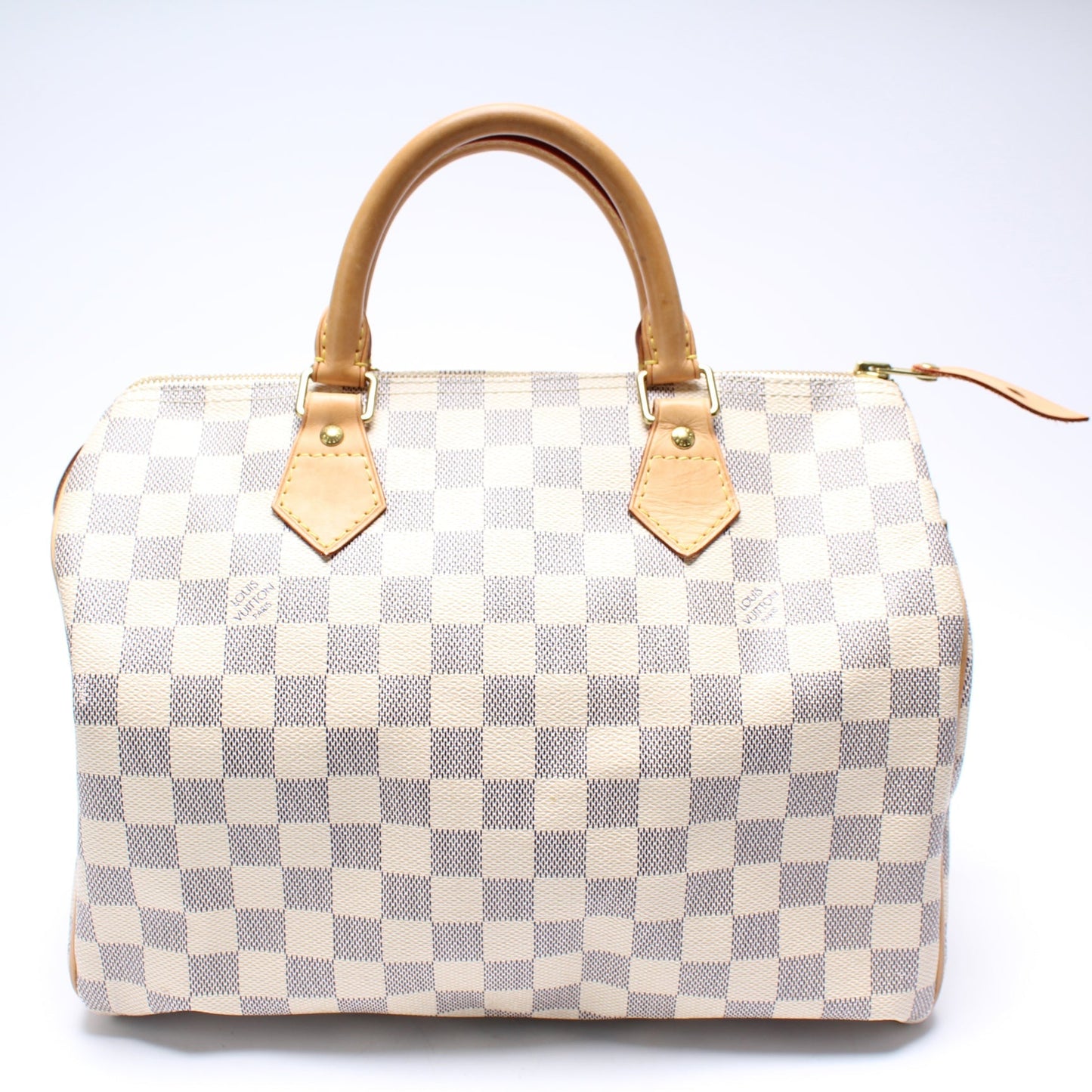 Louis Vuitton Speedy 30 Azur Damier Handbag Azur 13