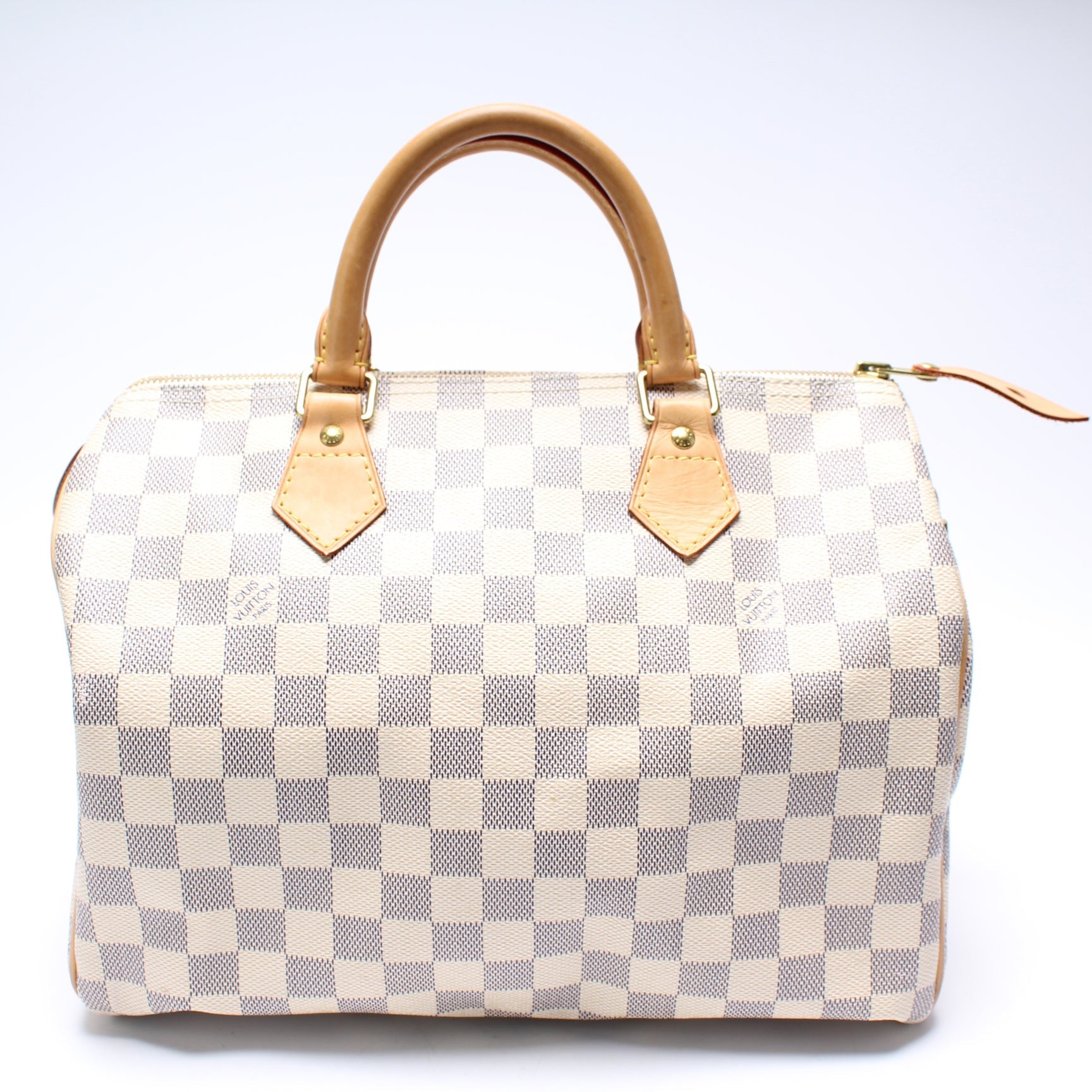 Louis Vuitton Speedy 30 Azur Damier Handbag Azur 13