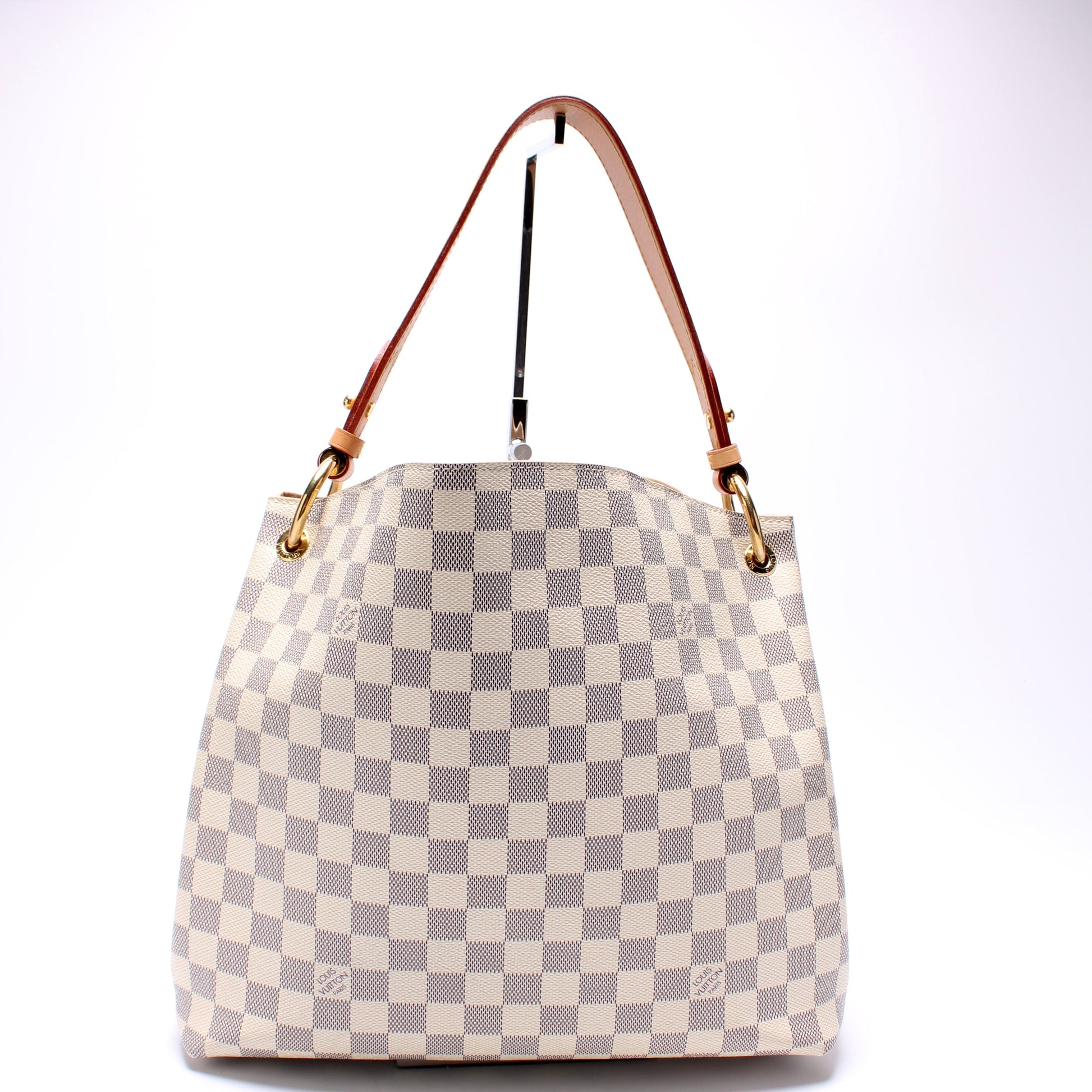 Louis Vuitton Graceful PM Azur Damier Handbag Azur 10