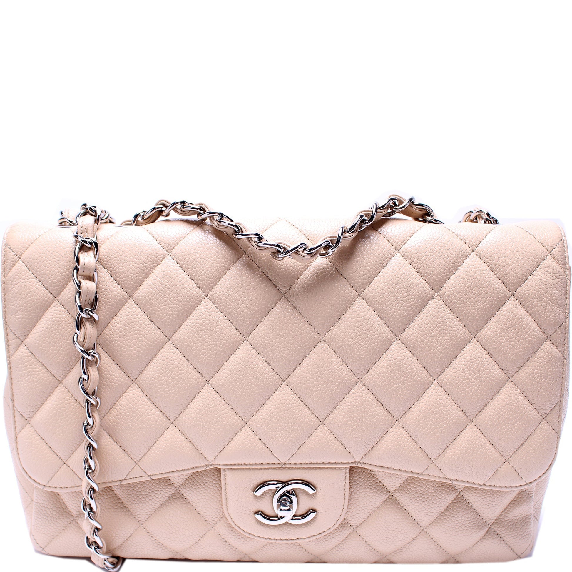 Chanel Classic Flap Jumbo Caviar 13M Handbag