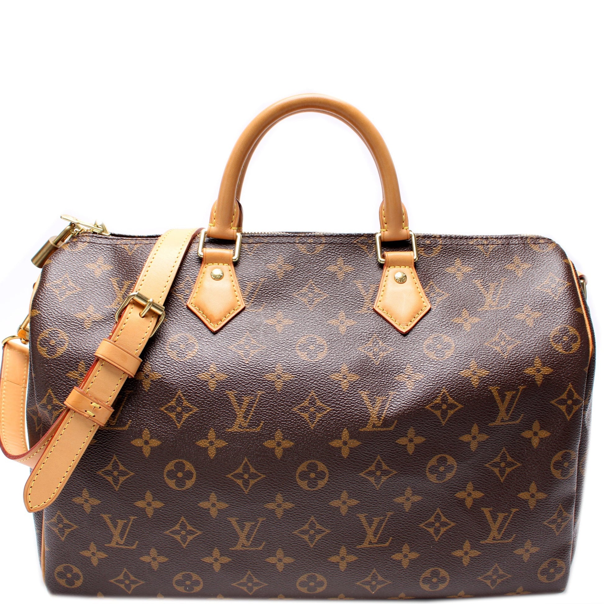 Louis Vuitton Speedy 35 Bandouliere Monogram Handbag Monogram 7