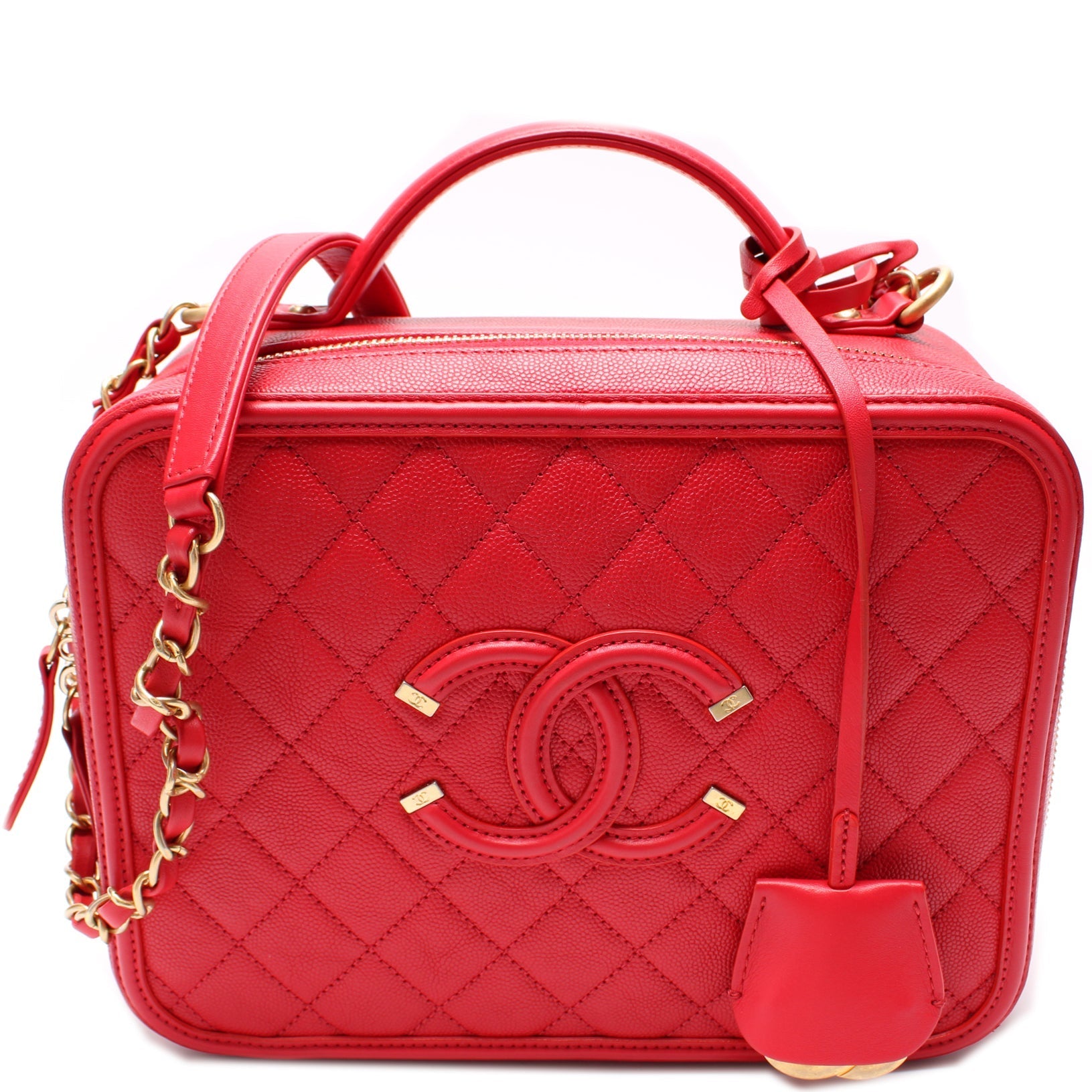Chanel Filigree Vanity 25M Handbag