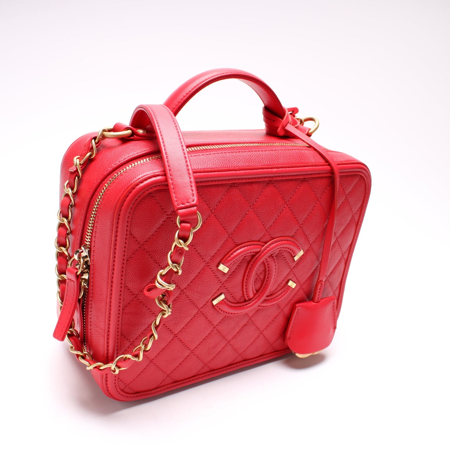 Chanel Filigree Vanity 25M Handbag