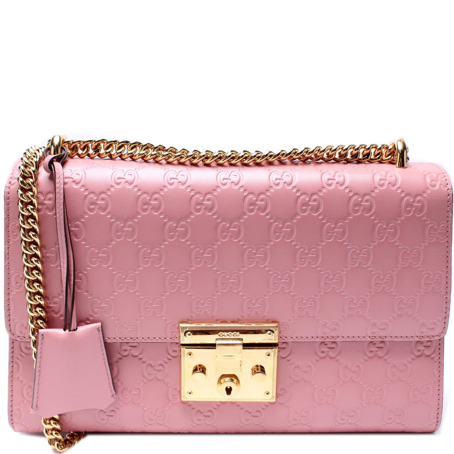 Gucci Padlock GG Leather Medium Travel Bag