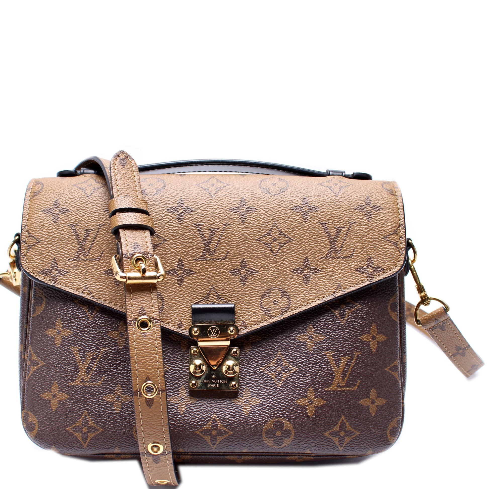Louis Vuitton Pochette Metis Reverse Monogram Clutch Bag Monogram 10
