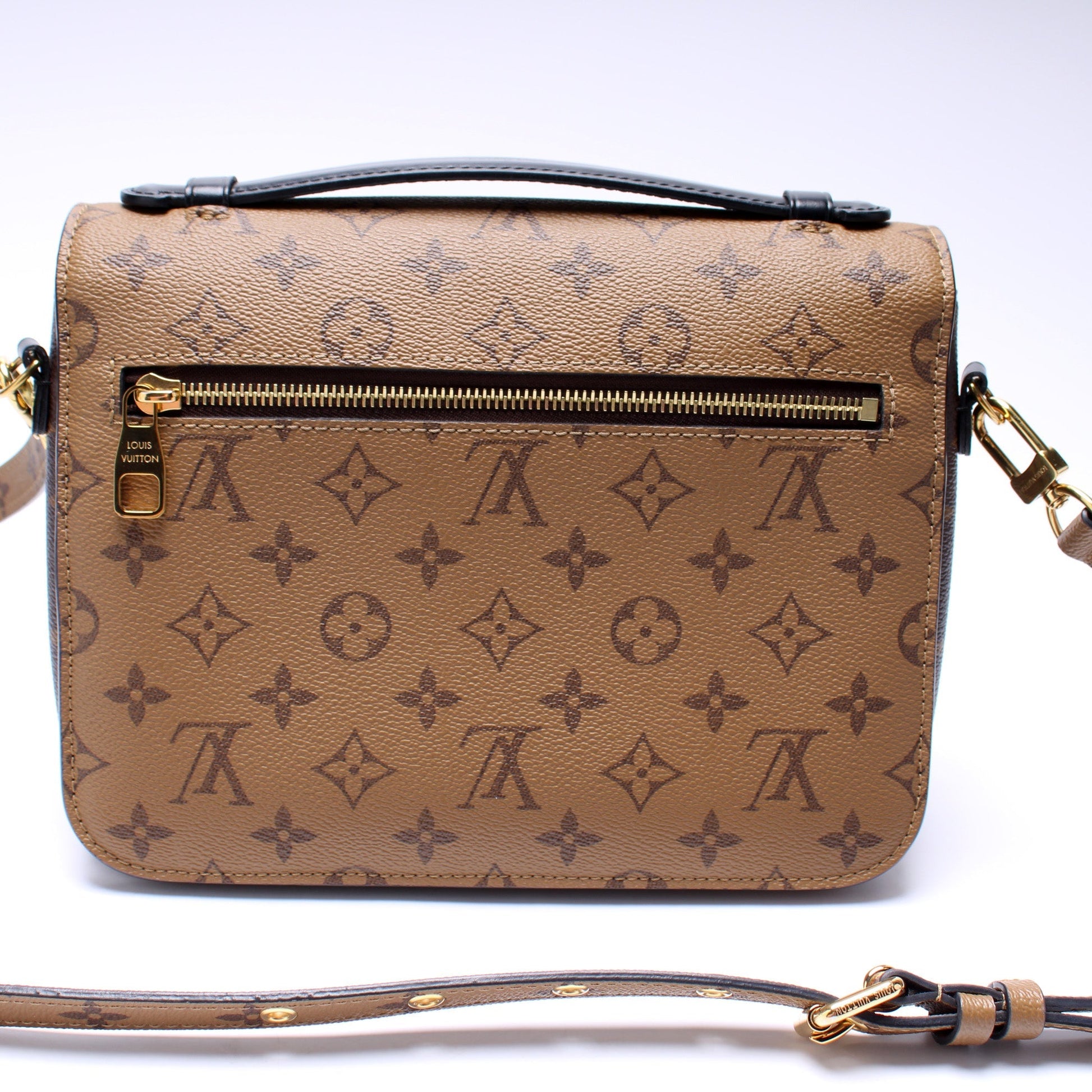 Louis Vuitton Pochette Metis Reverse Monogram Clutch Bag Monogram 10