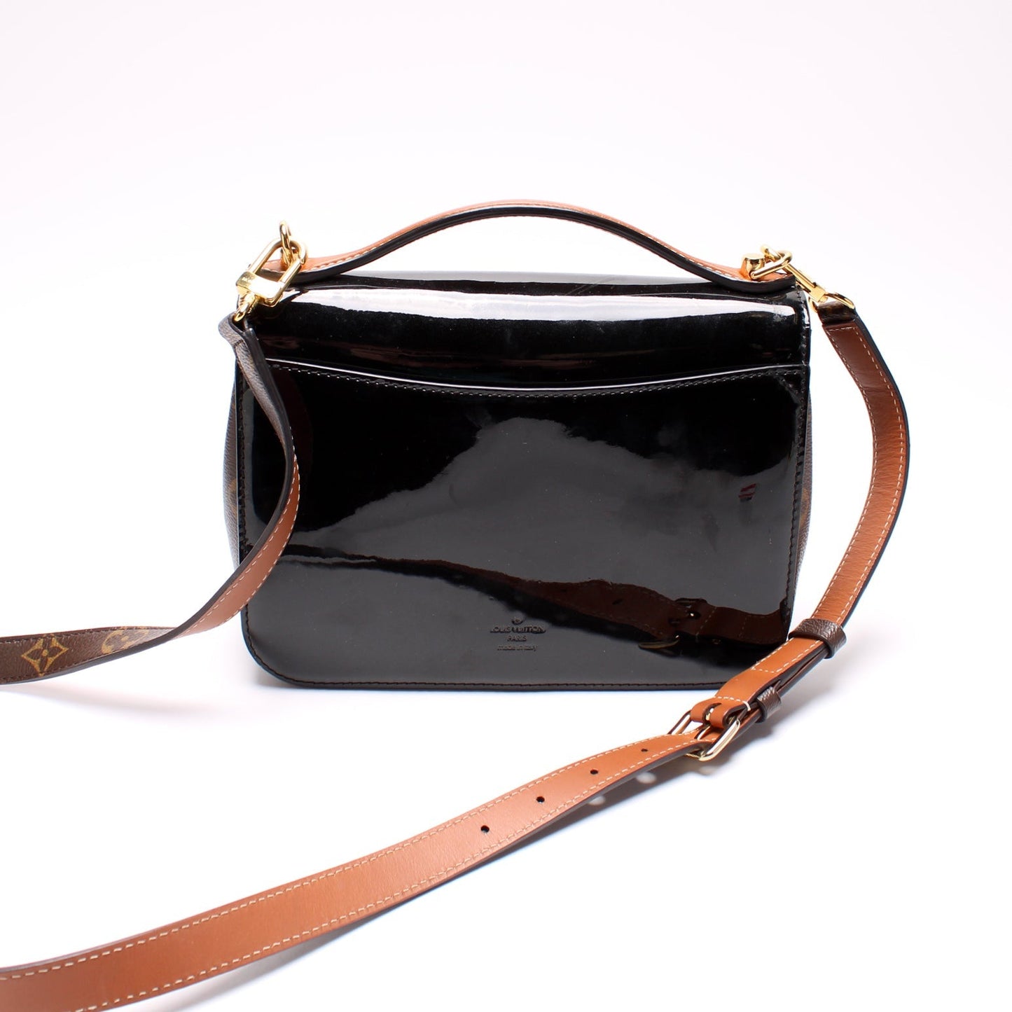 Louis Vuitton Cherrywood BB Patent Monogram Handbag