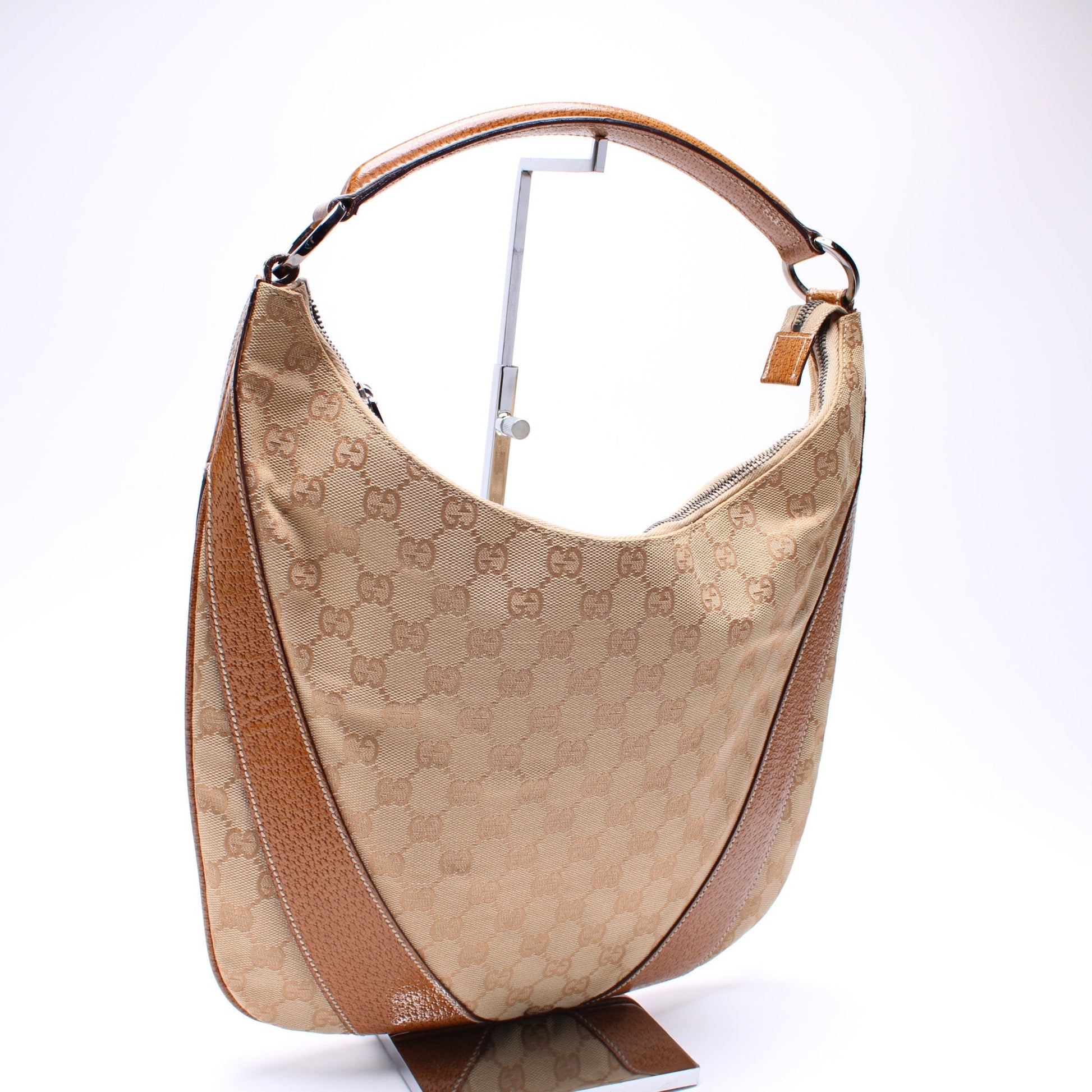 Gucci GG Canvas Shoulder Bag Hobo Bag