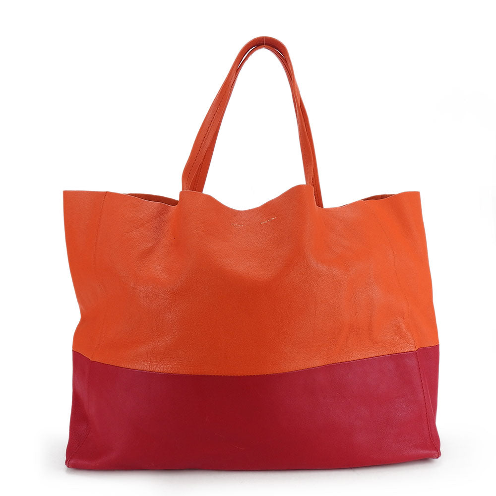 Tote Bag Orange Horizontalkava Women Leather