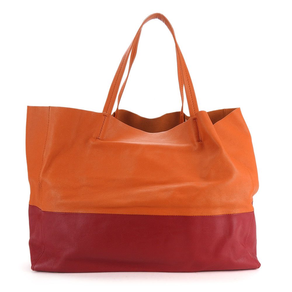 Tote Bag Orange Horizontalkava Women Leather