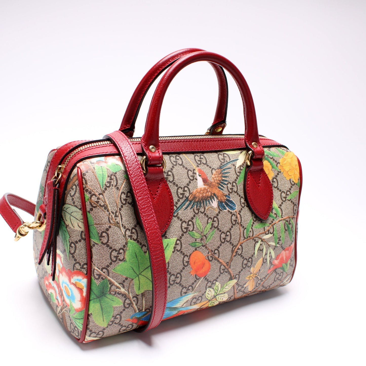 Gucci GG Tian Boston Small Travel Bag