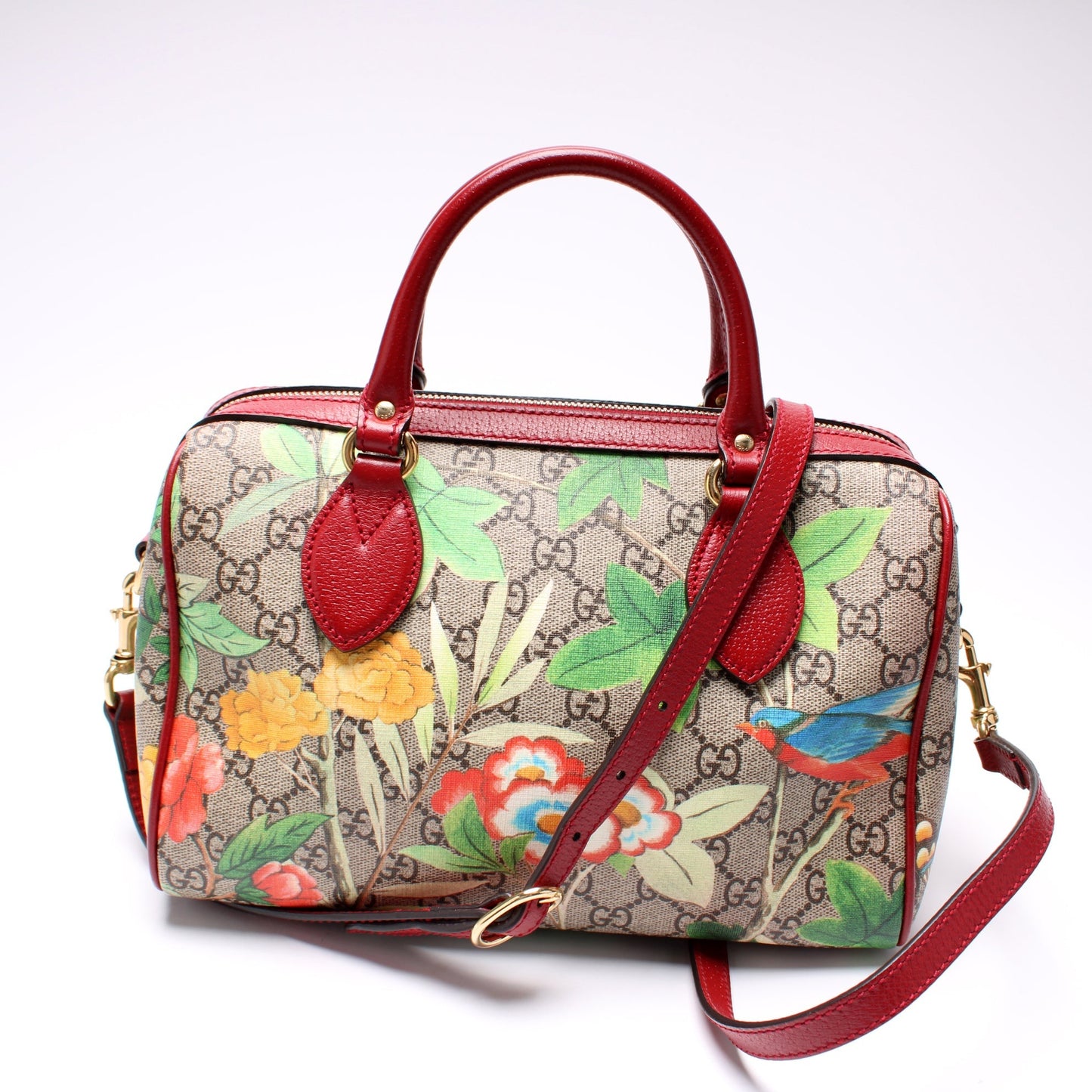 Gucci GG Tian Boston Small Travel Bag
