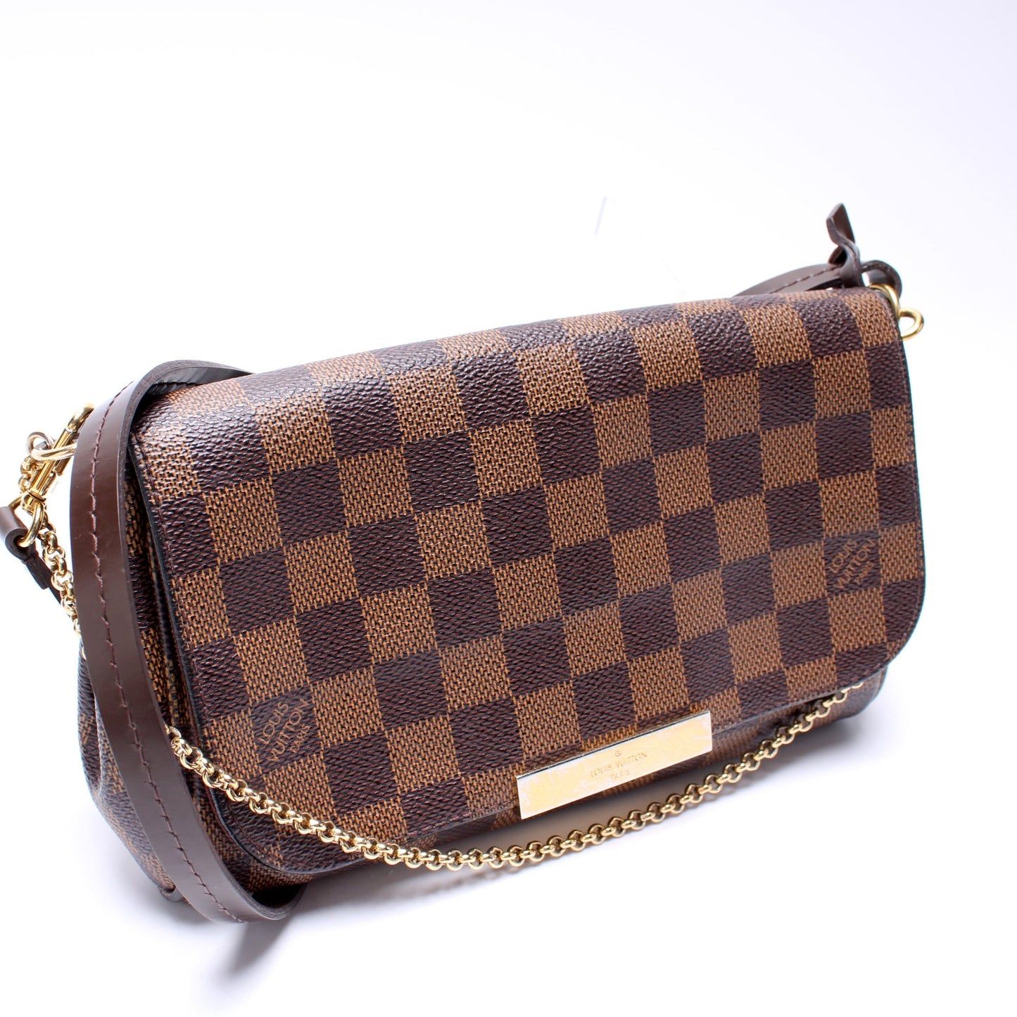 Louis Vuitton Favorite PM Ebene Damier Handbag Ebene 5
