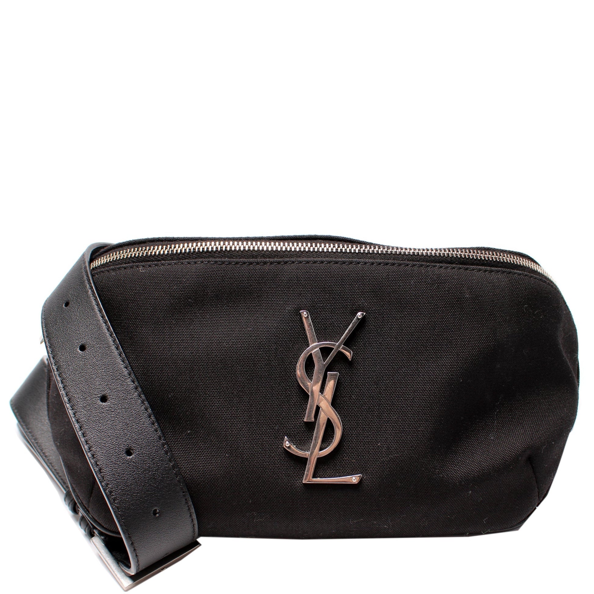 YSL Saint Laurent Cassandre Classic Belt Bag Canvas