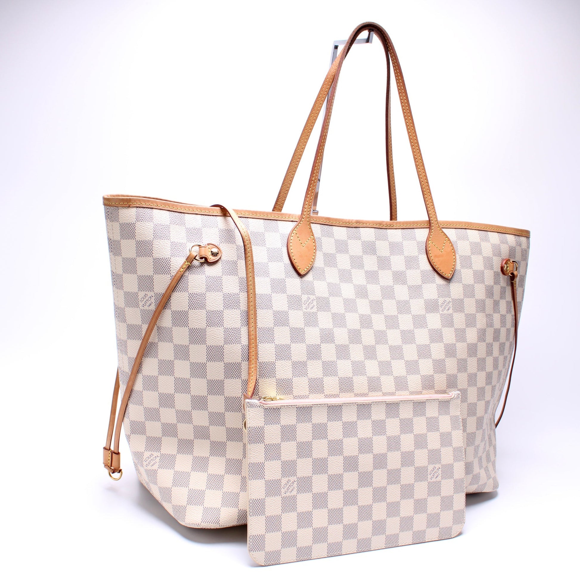 Louis Vuitton Neverfull GM W Azur Damier Wallet Case Azur 2