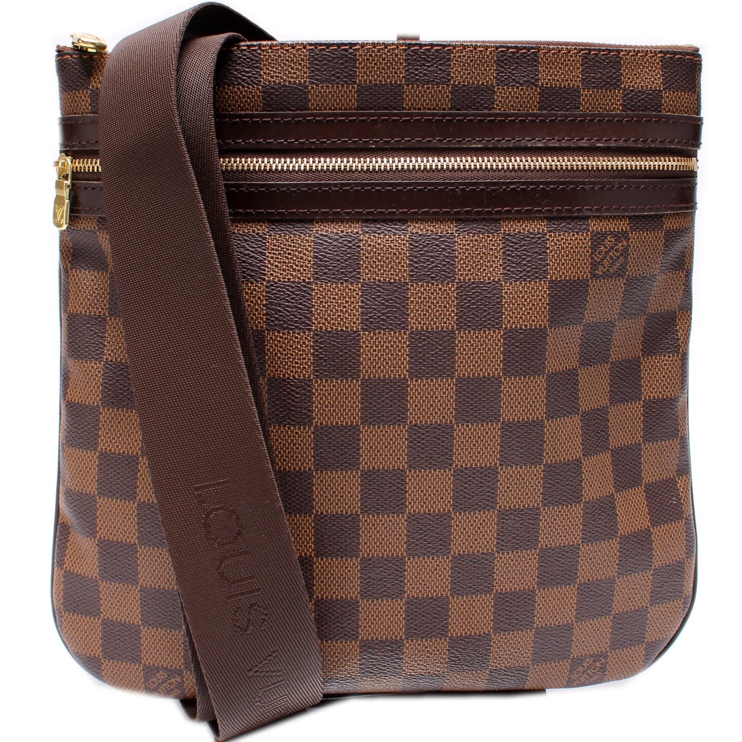 Louis Vuitton Pochette Bosphore Ebene Damier Clutch Bag Ebene 18