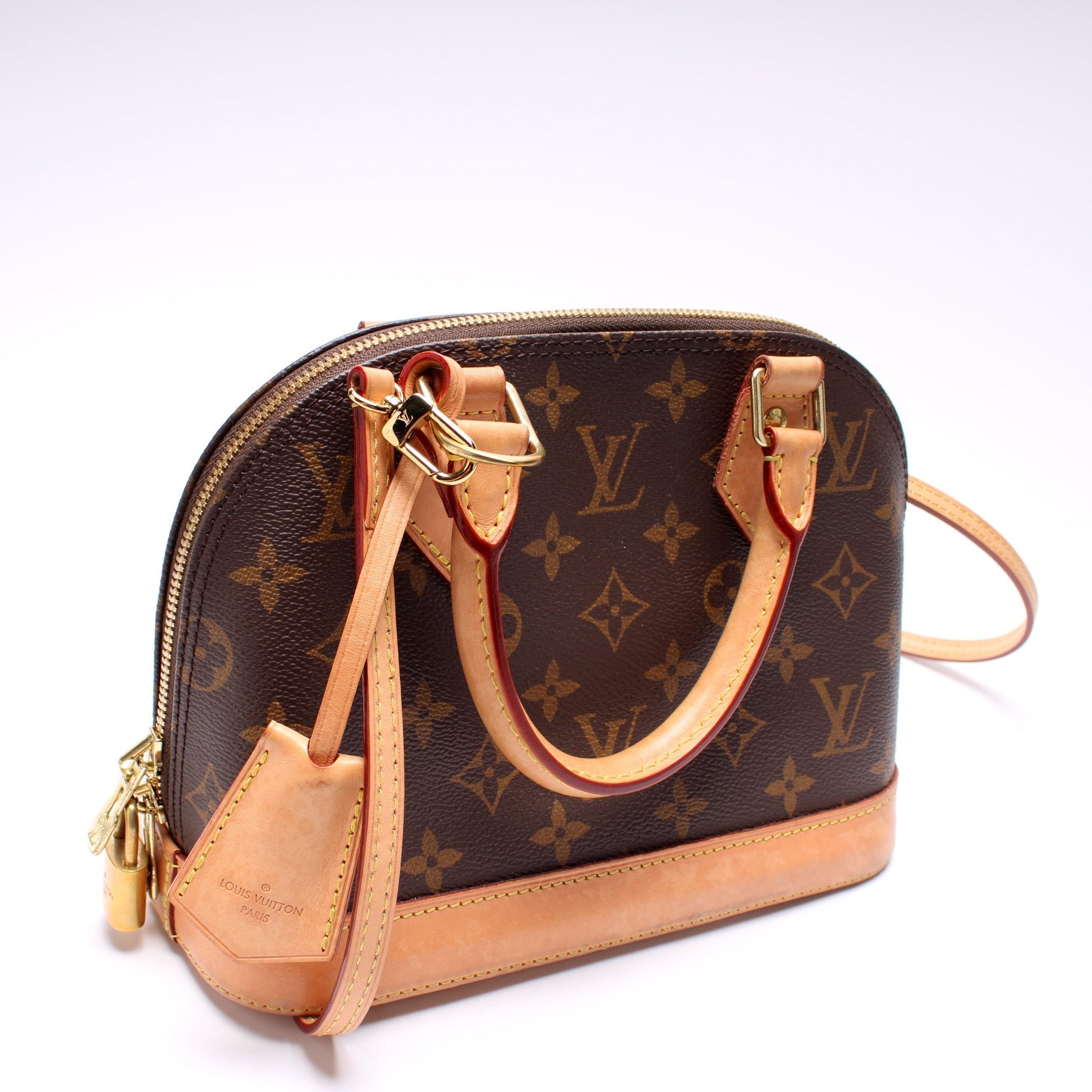 Louis Vuitton Alma BB Monogram Handbag Monogram 11