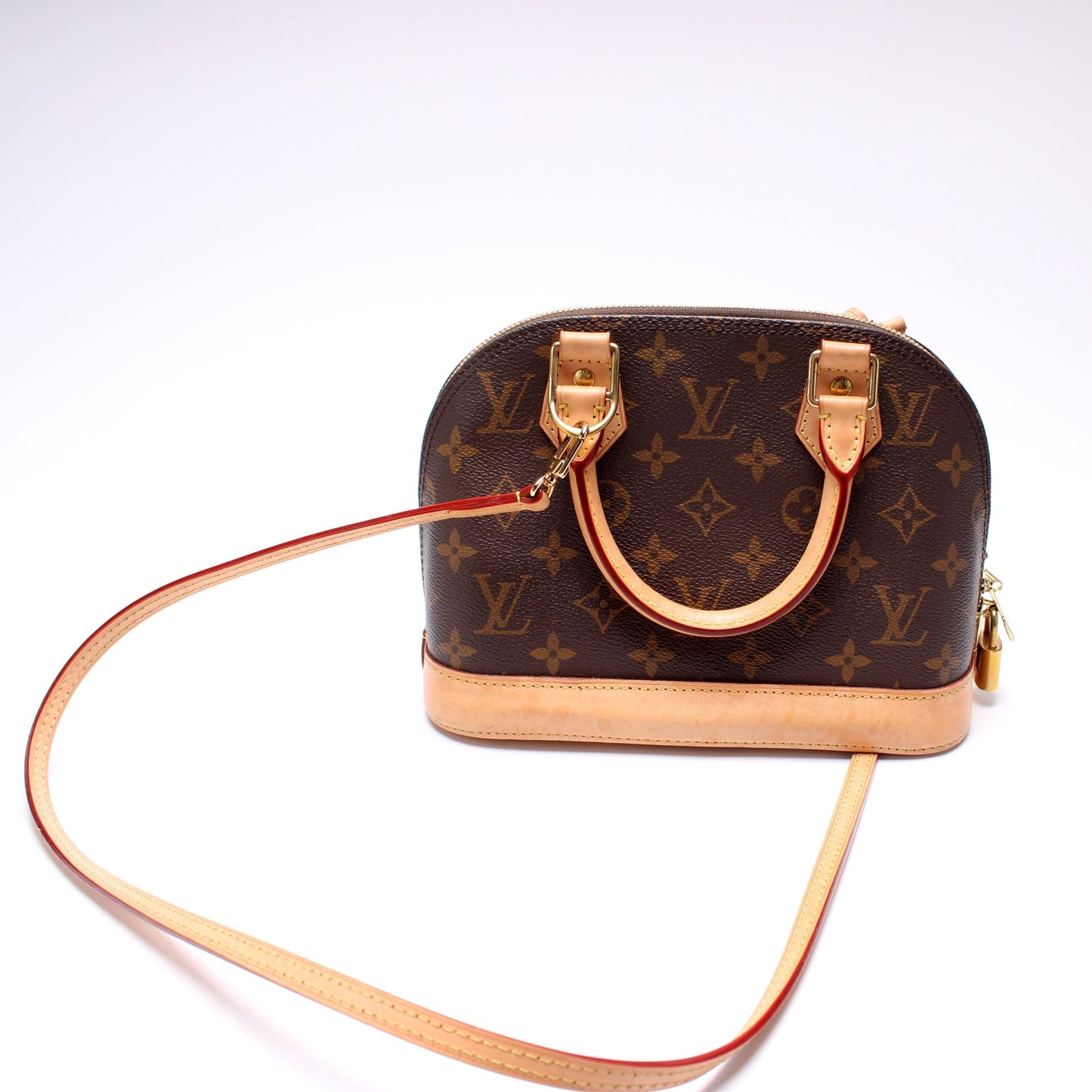 Louis Vuitton Alma BB Monogram Handbag Monogram 11