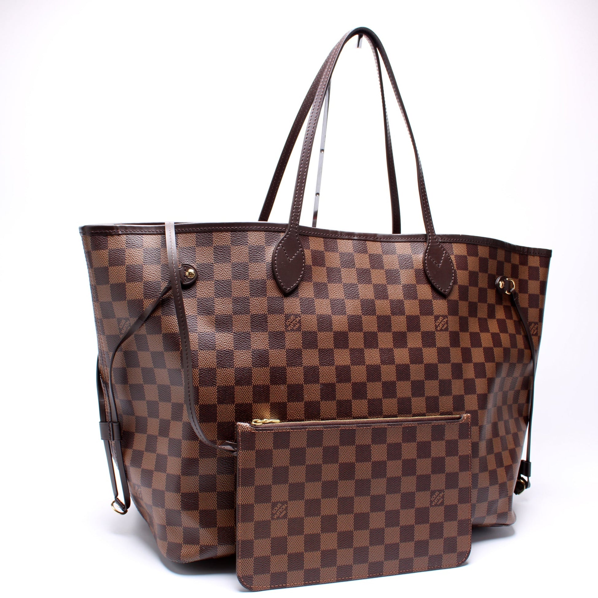 Louis Vuitton Neverfull GM W GM Ebene Damier Wallet Case