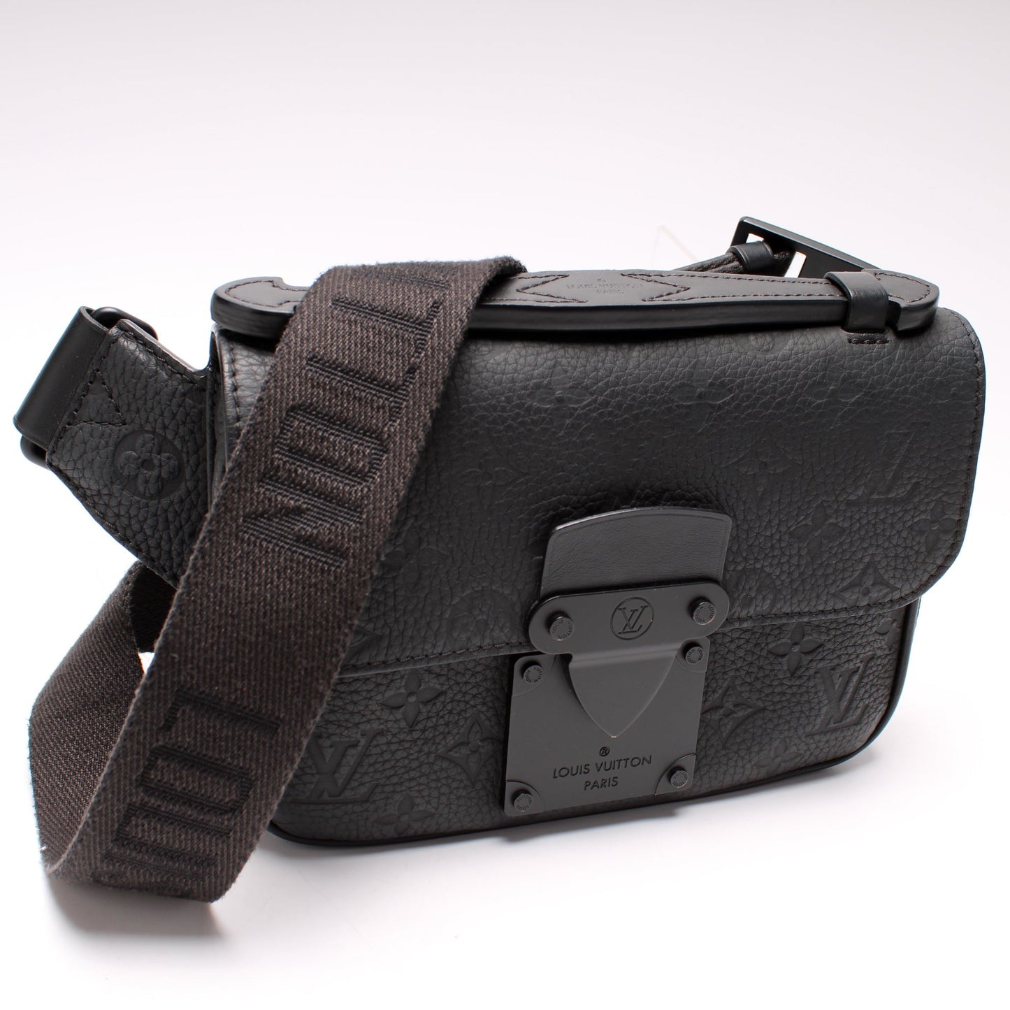 Louis Vuitton S Sling Taurillon Lock Leather Crossbody Bag