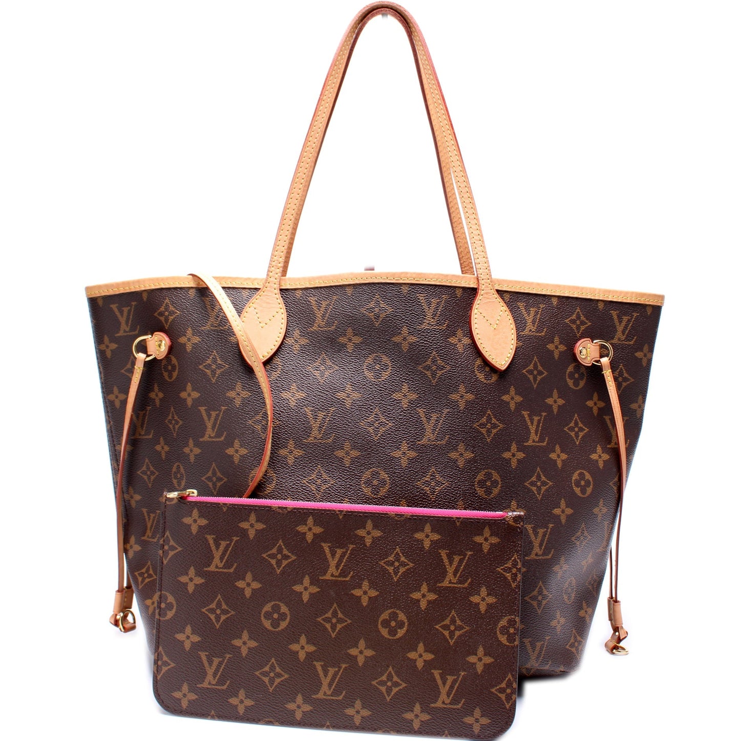 Louis Vuitton Neverfull MM W Monogram Wallet Case Monogram 20
