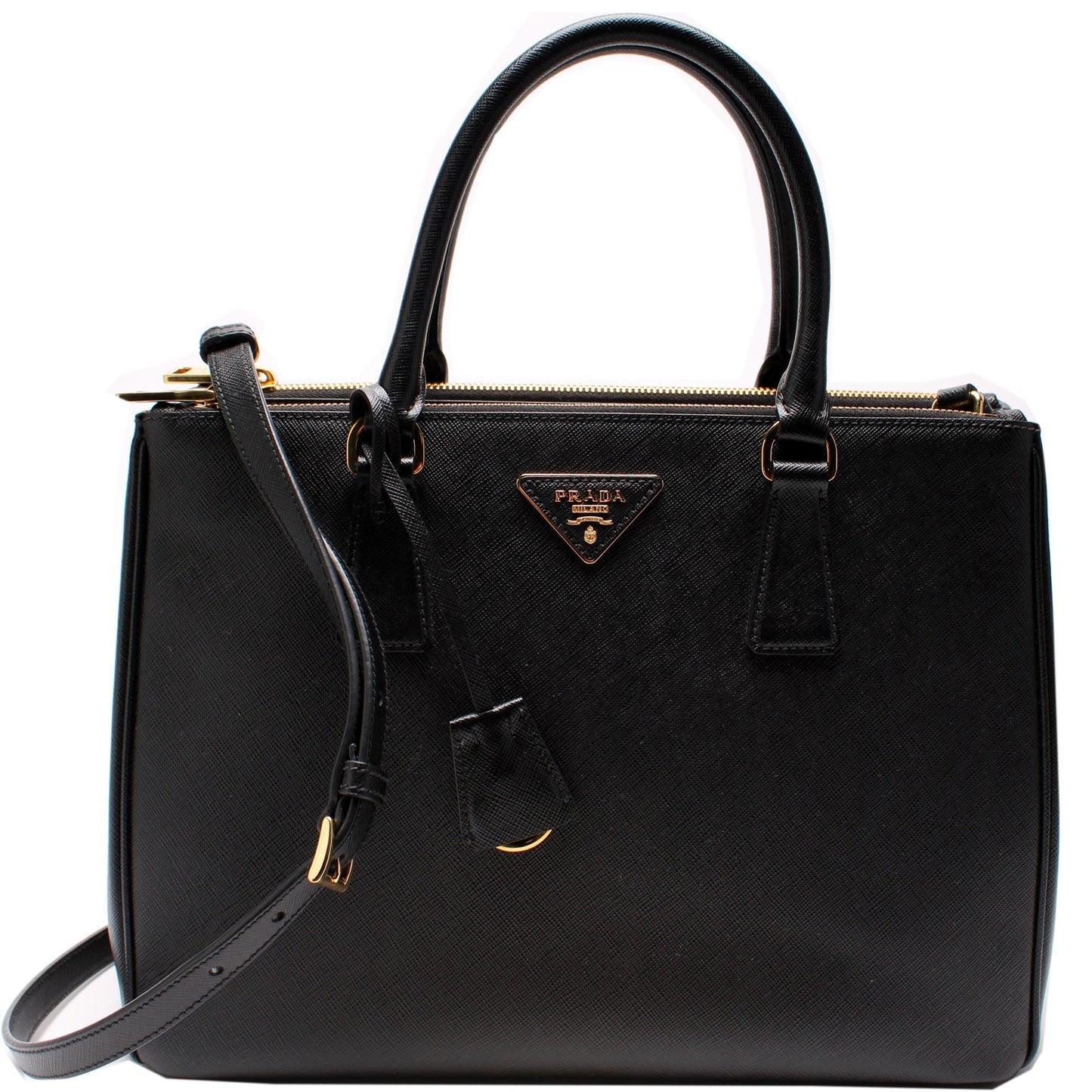 Prada Saffiano Lux Galleria Bag Medium Travel Bag