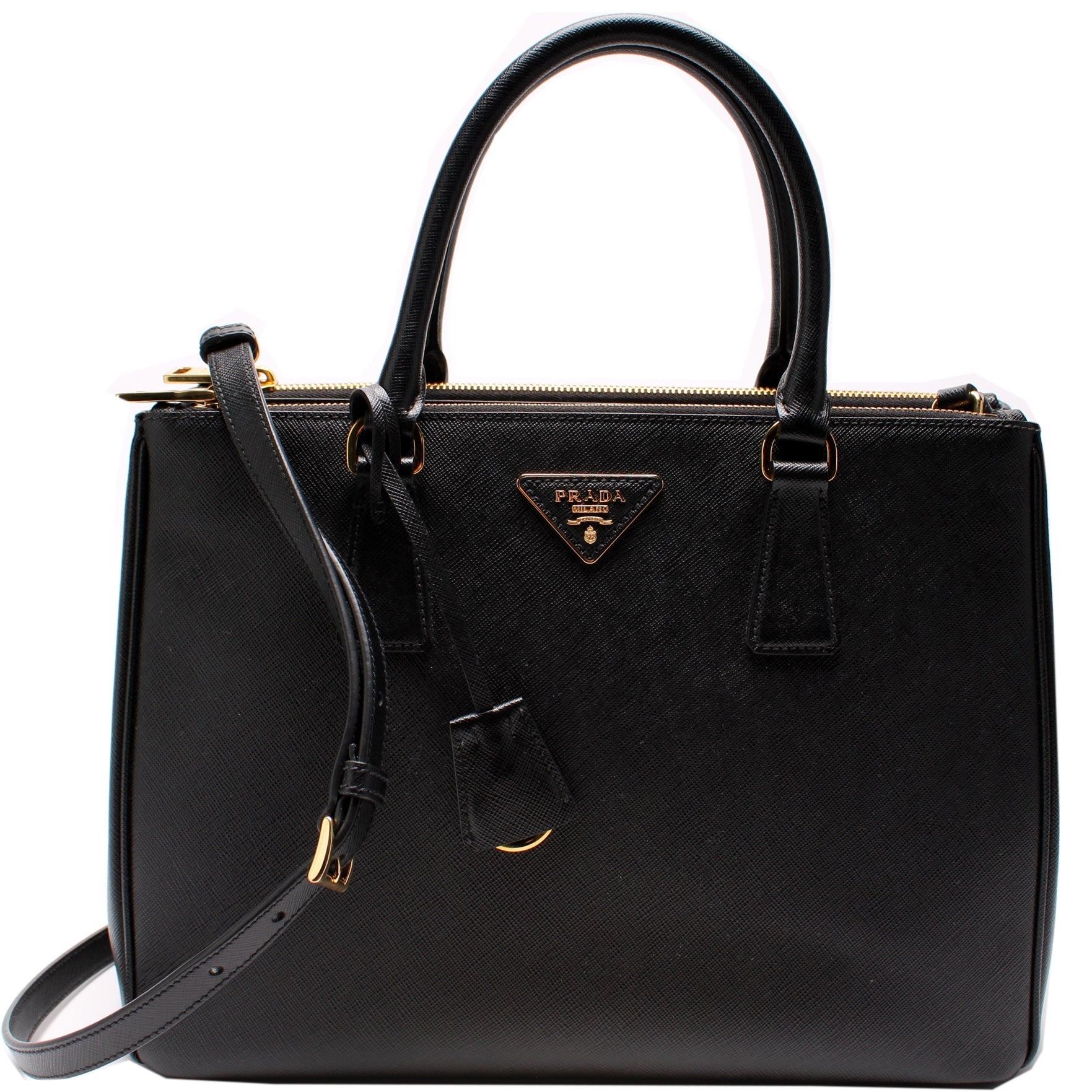 Prada Saffiano Lux Galleria Bag Medium Travel Bag