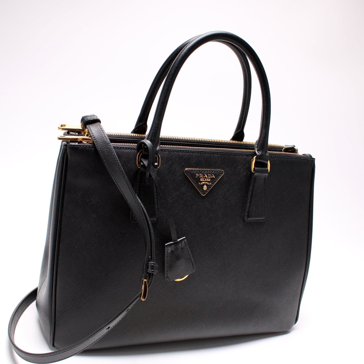 Prada Saffiano Lux Galleria Bag Medium Travel Bag