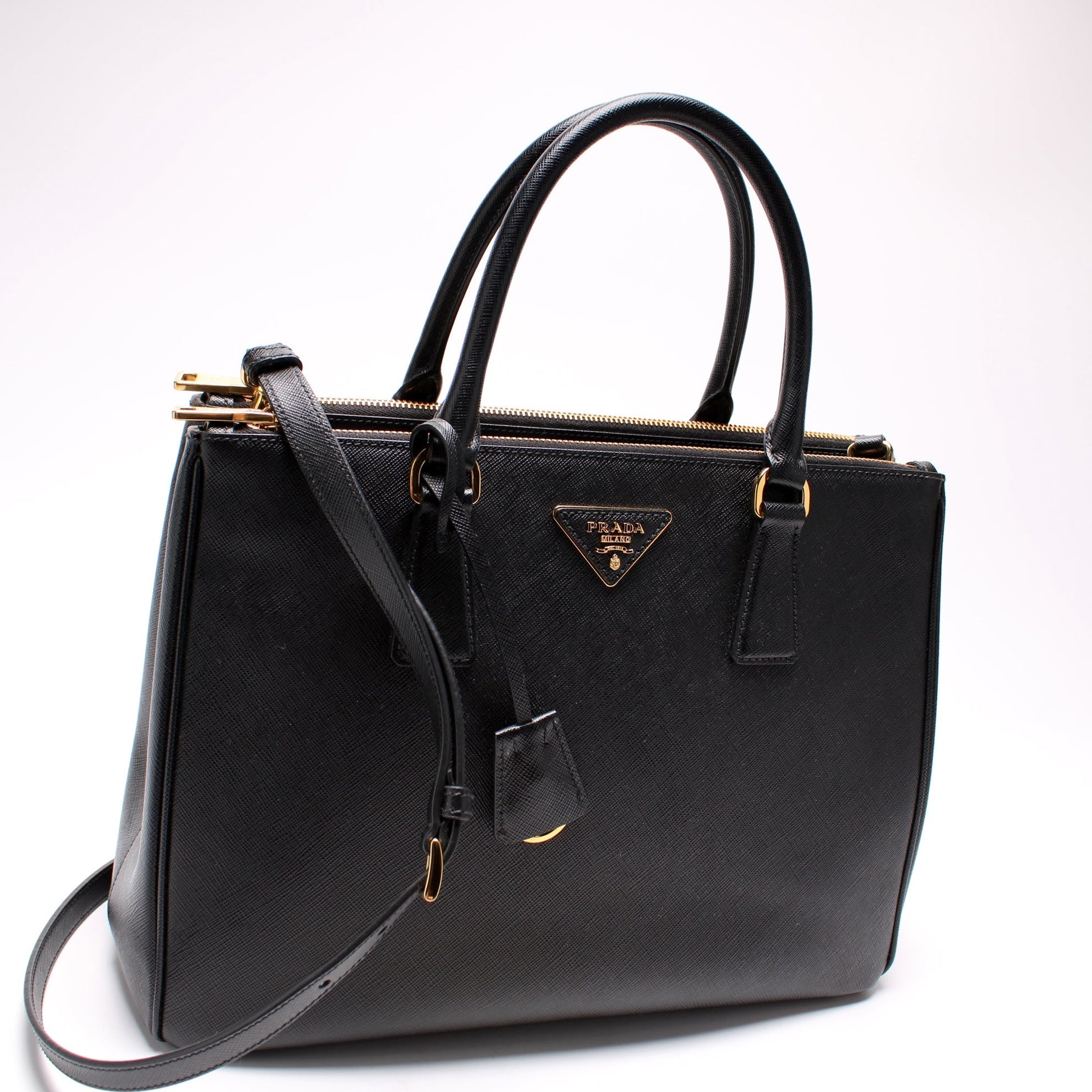 Prada Saffiano Lux Galleria Bag Medium Travel Bag