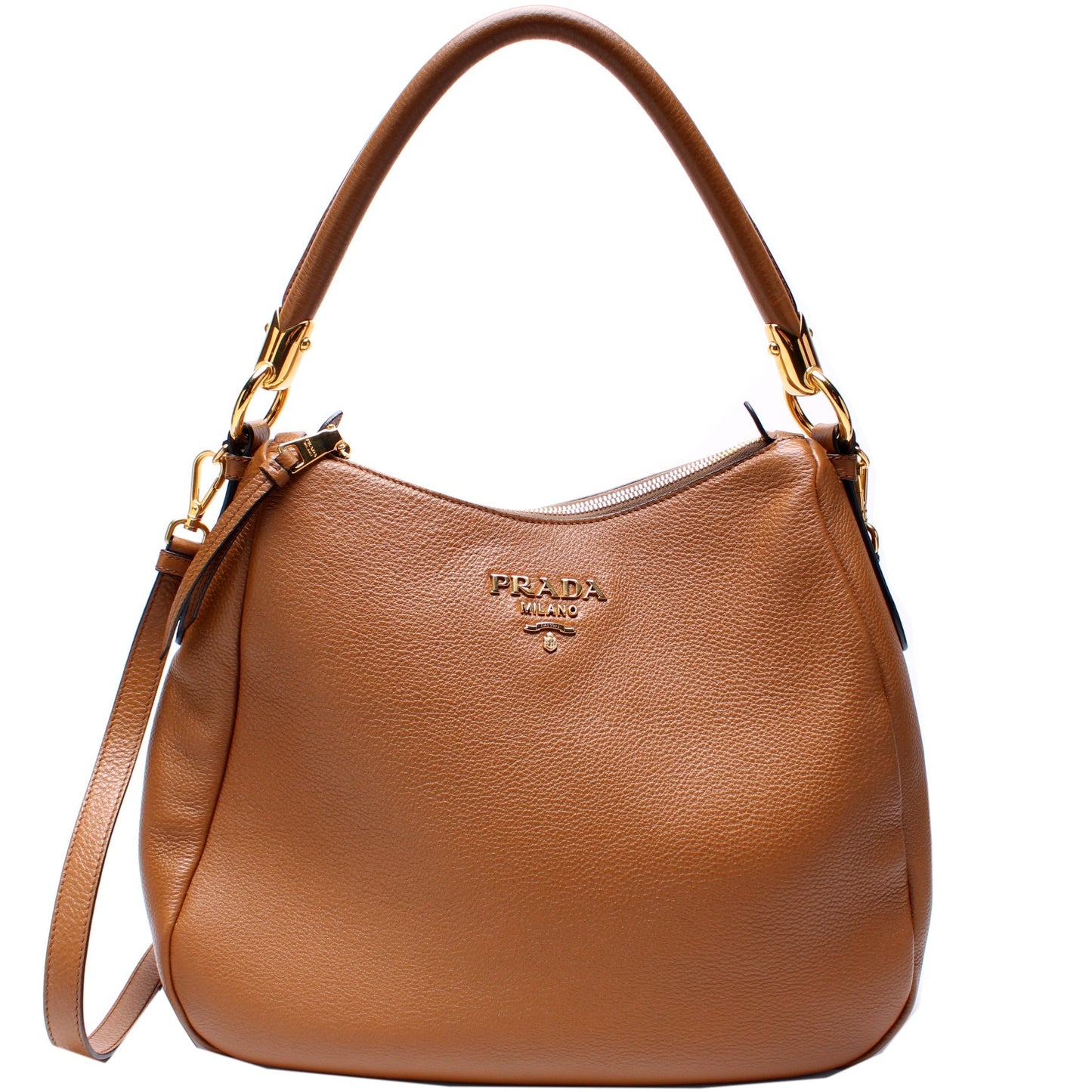 Prada Vitello Phenix Hobo Bag Travel Bag