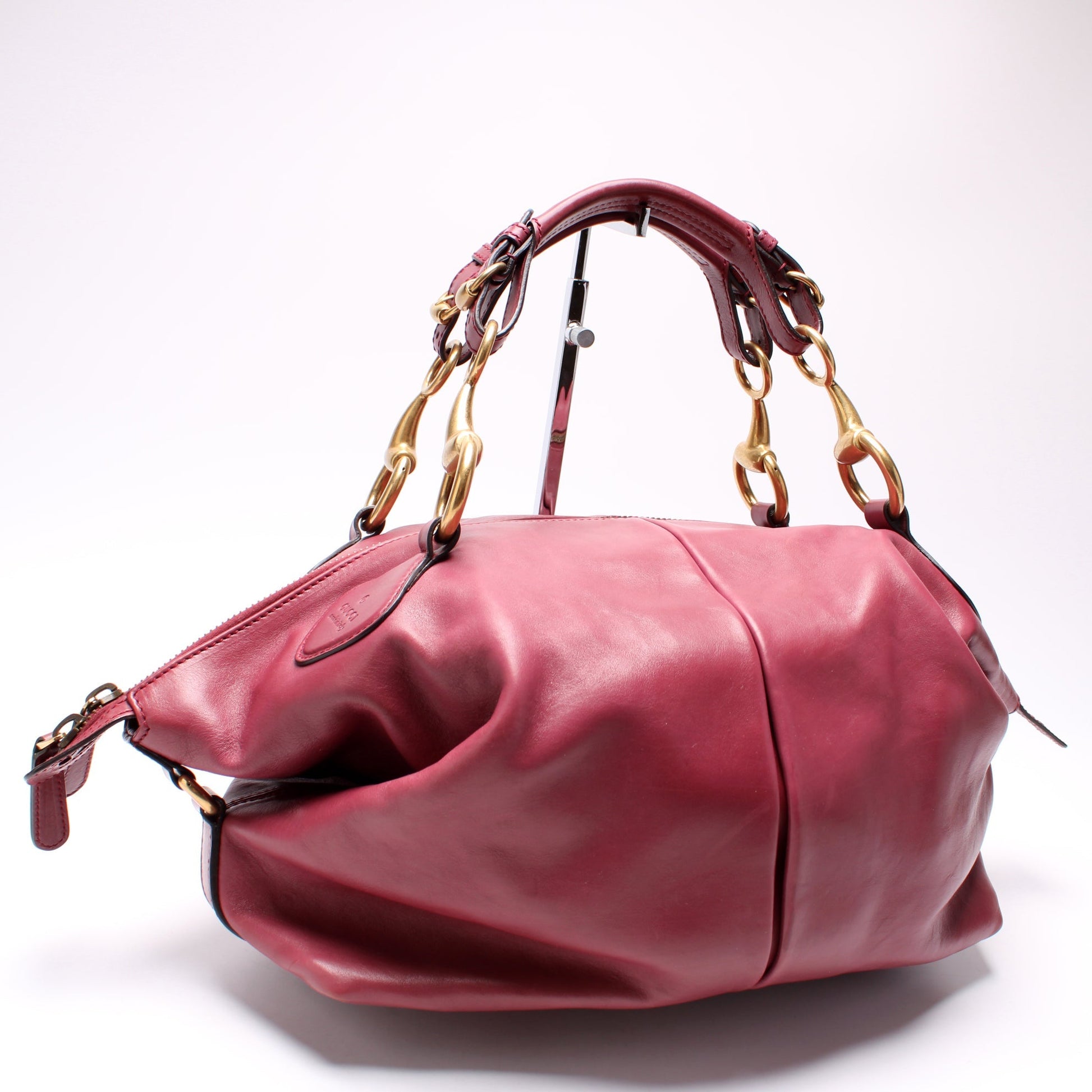 Gucci Icon Soft Calfskin Top Handle Travel Bag