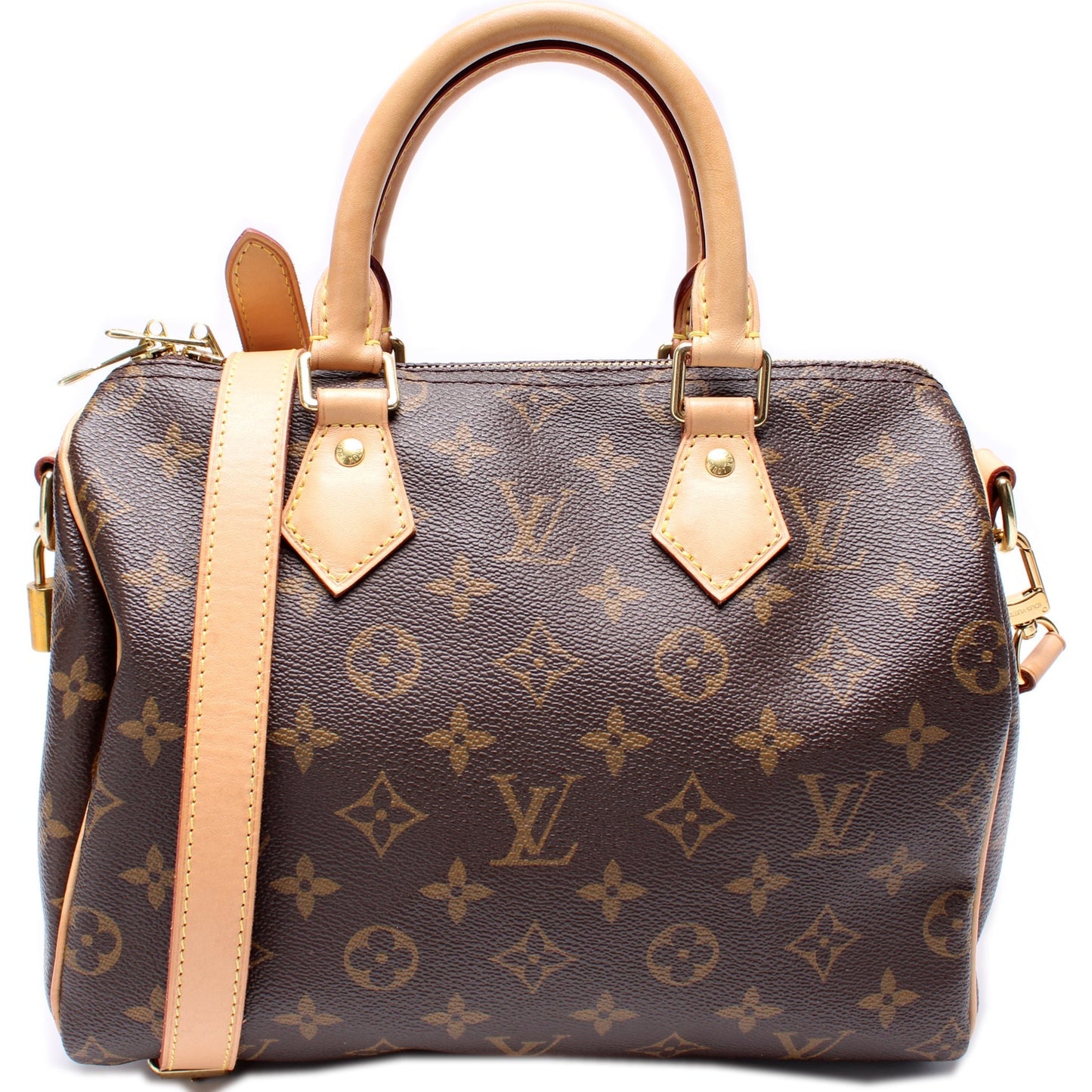 Louis Vuitton Speedy 25 Bandouliere Monogram Handbag Monogram 5