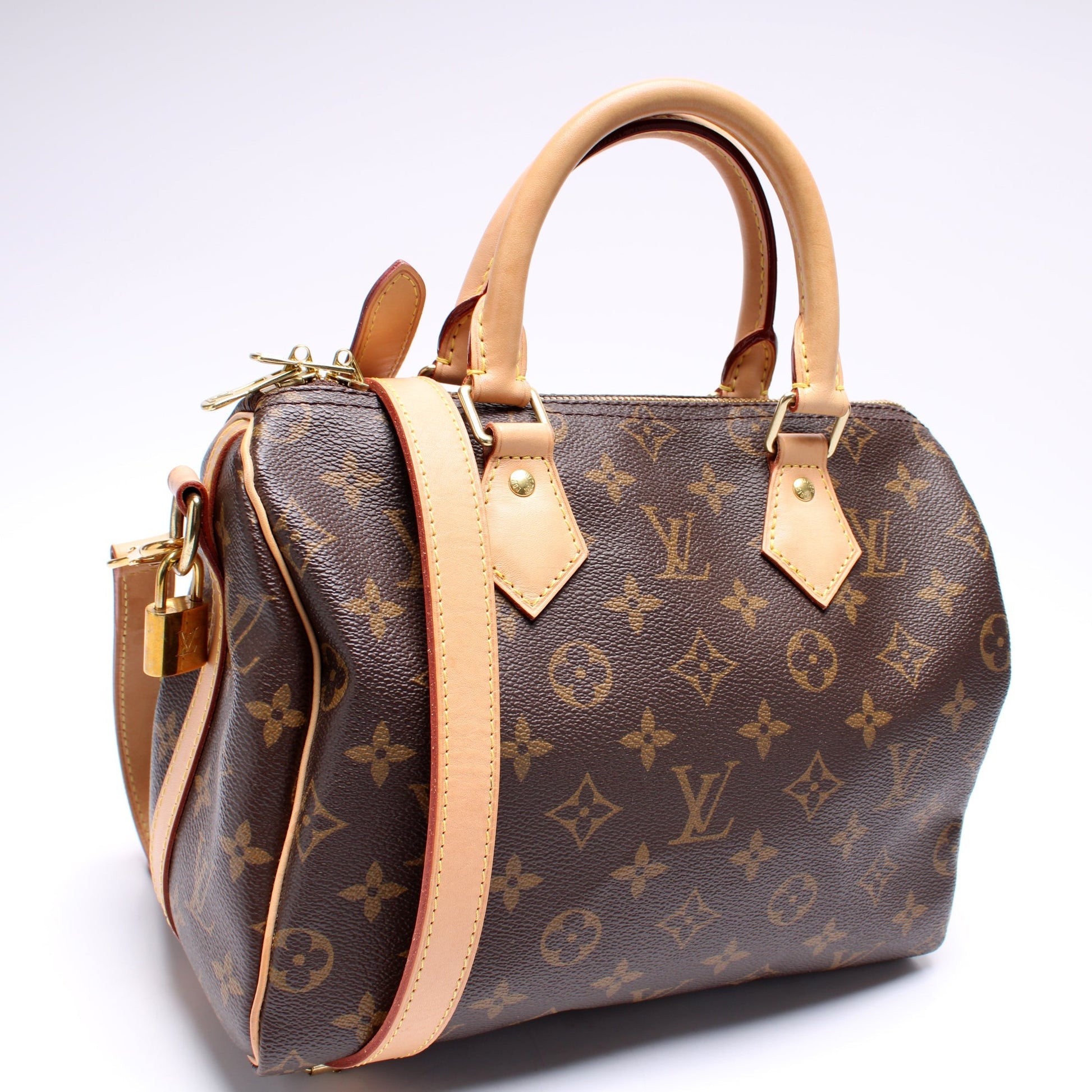 Louis Vuitton Speedy 25 Bandouliere Monogram Handbag Monogram 5