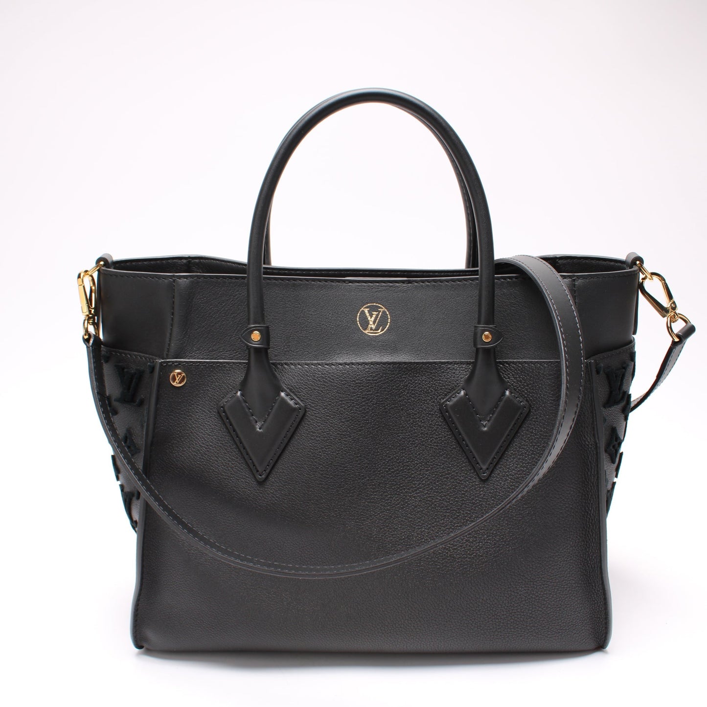 Louis Vuitton On My Side MM Calf Handbag