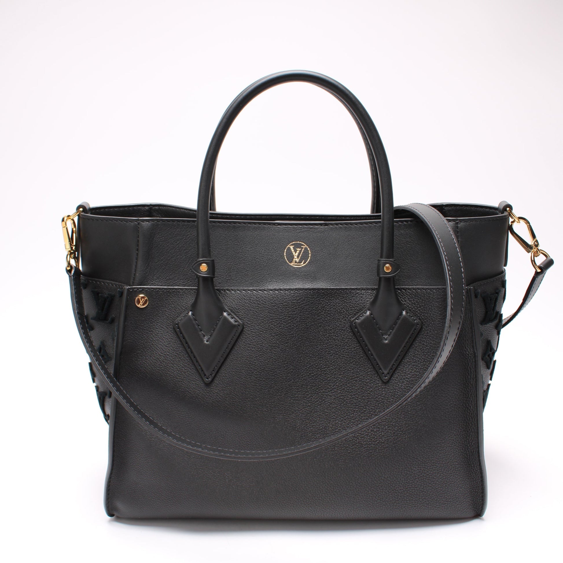 Louis Vuitton On My Side MM Calf Handbag