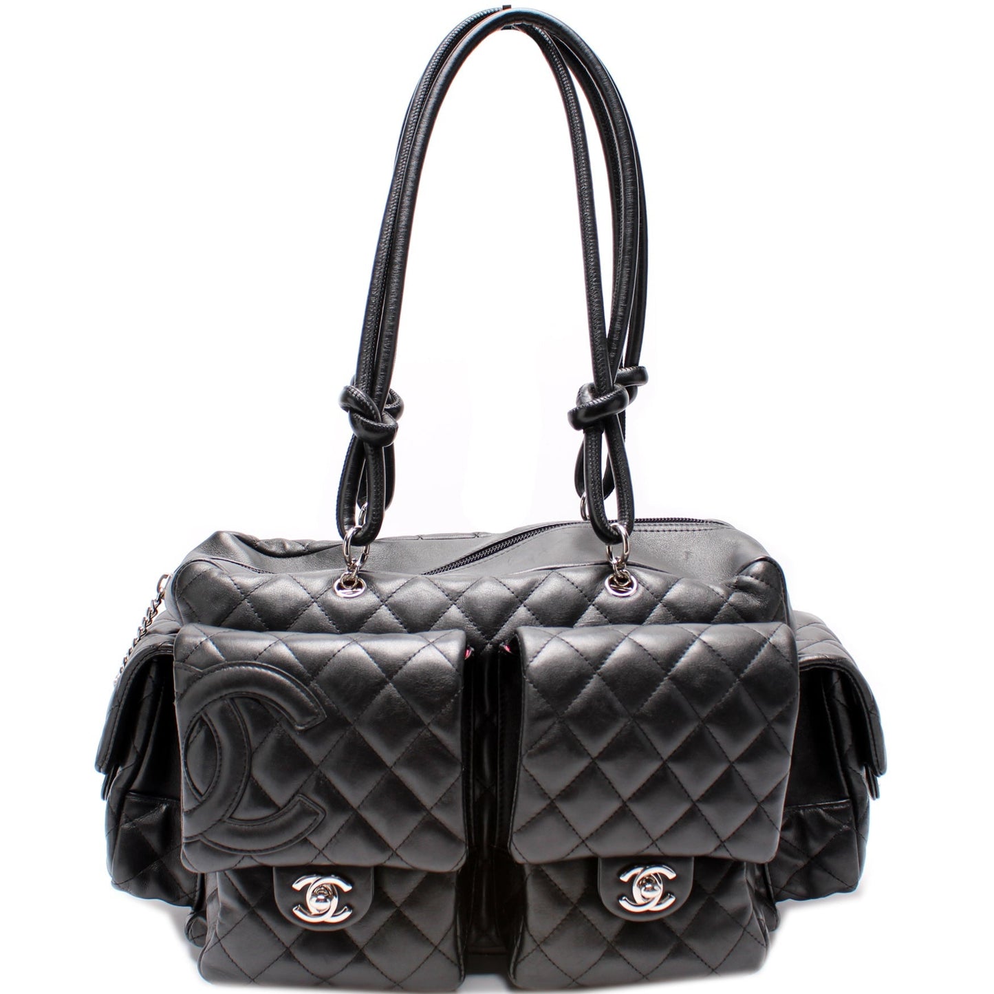 Chanel Cambon Multipocket Reporter Handbag Multipocket Reporter