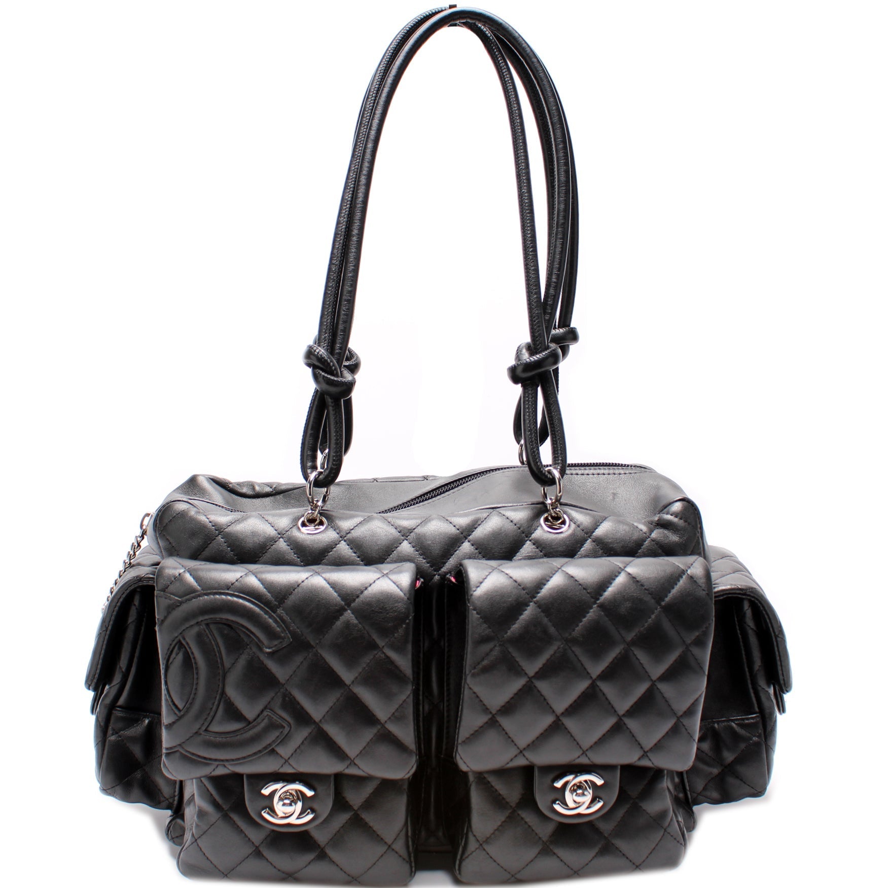 Chanel Cambon Multipocket Reporter Handbag Multipocket Reporter