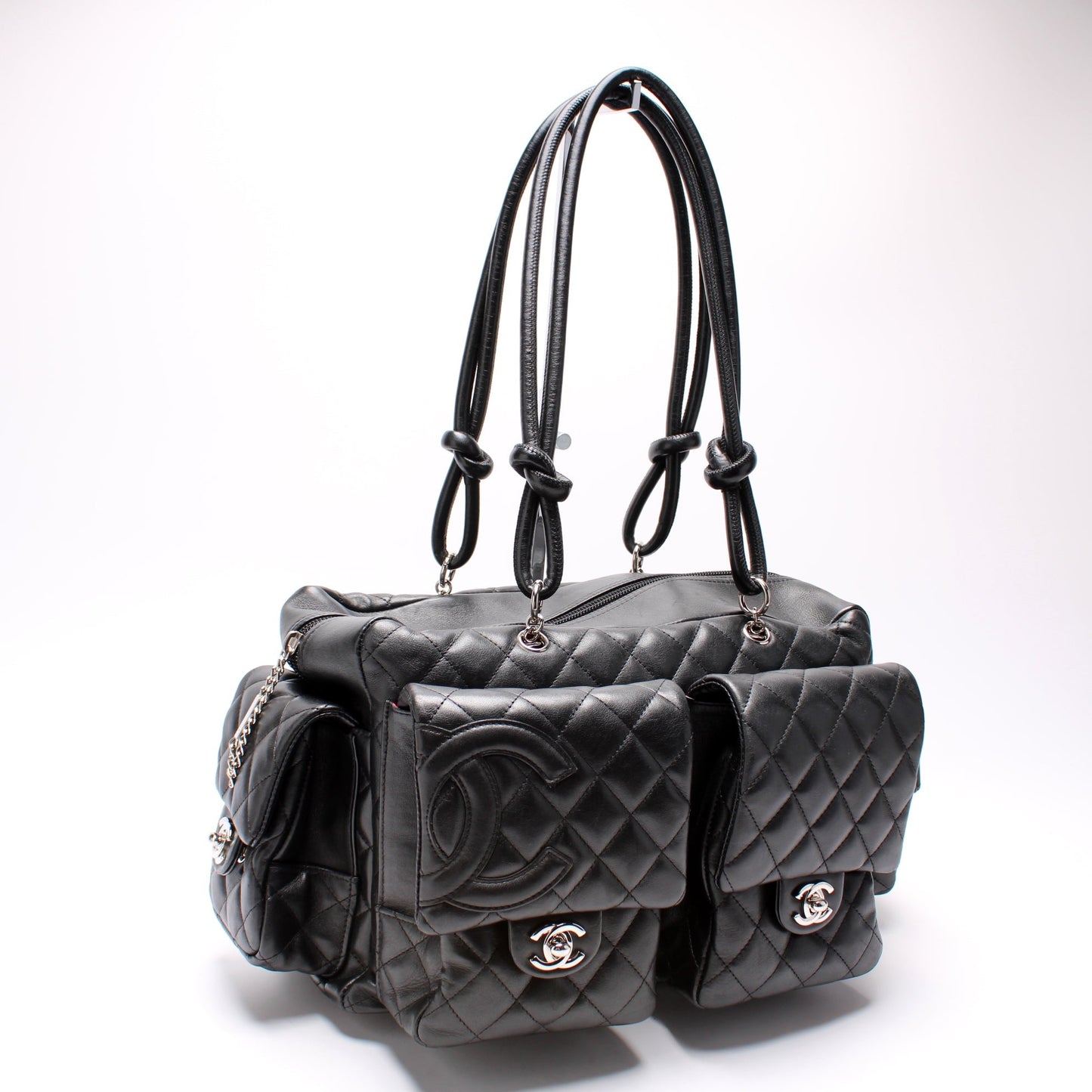 Chanel Cambon Multipocket Reporter Handbag Multipocket Reporter