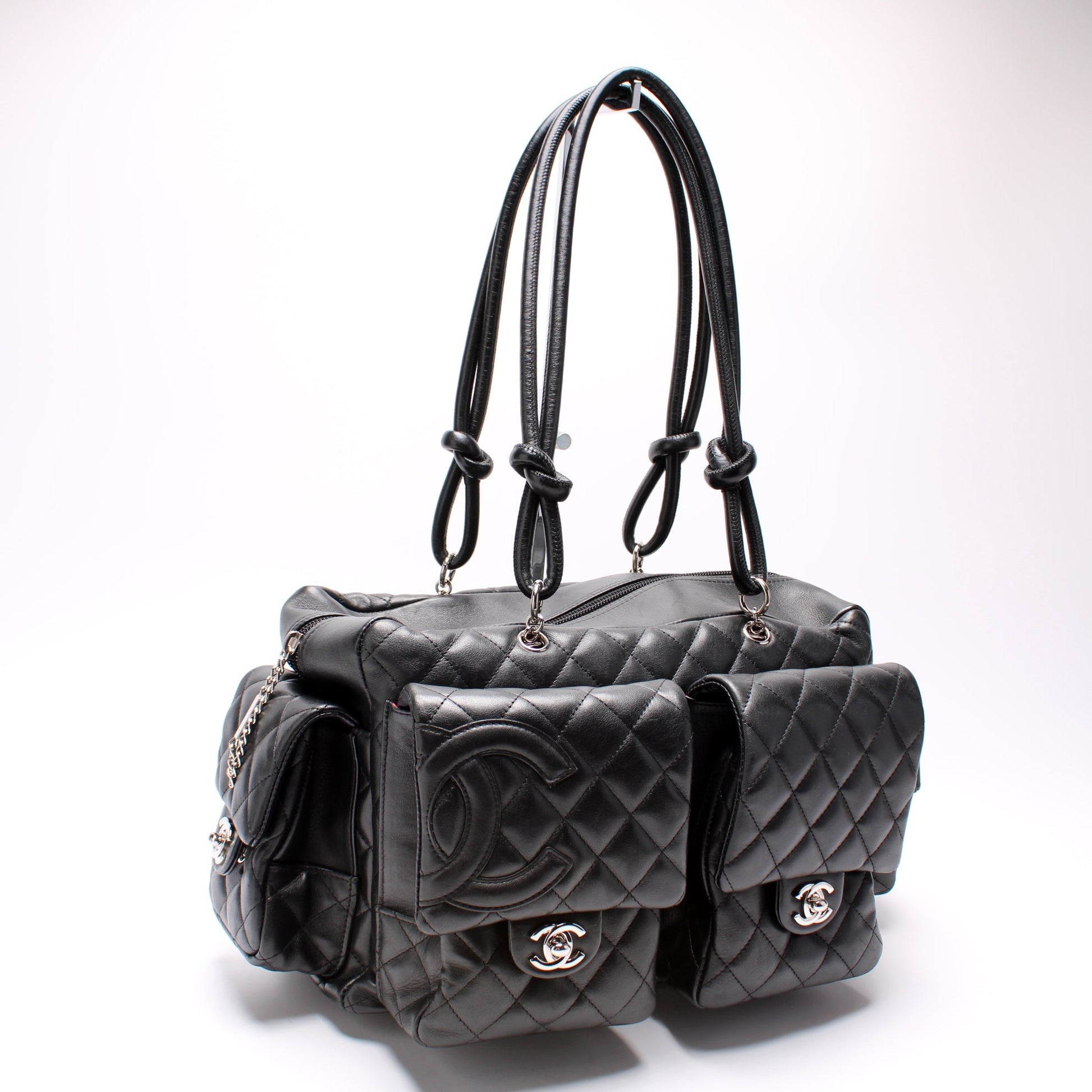 Chanel Cambon Multipocket Reporter Handbag Multipocket Reporter