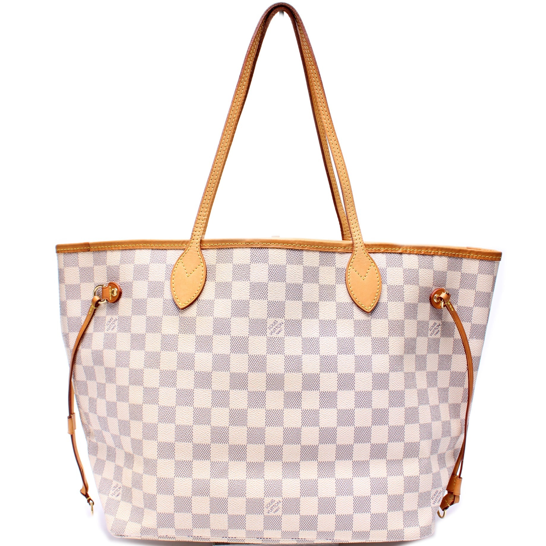 Louis Vuitton Neverfull MM Azur Damier Tote Bag Azur 18