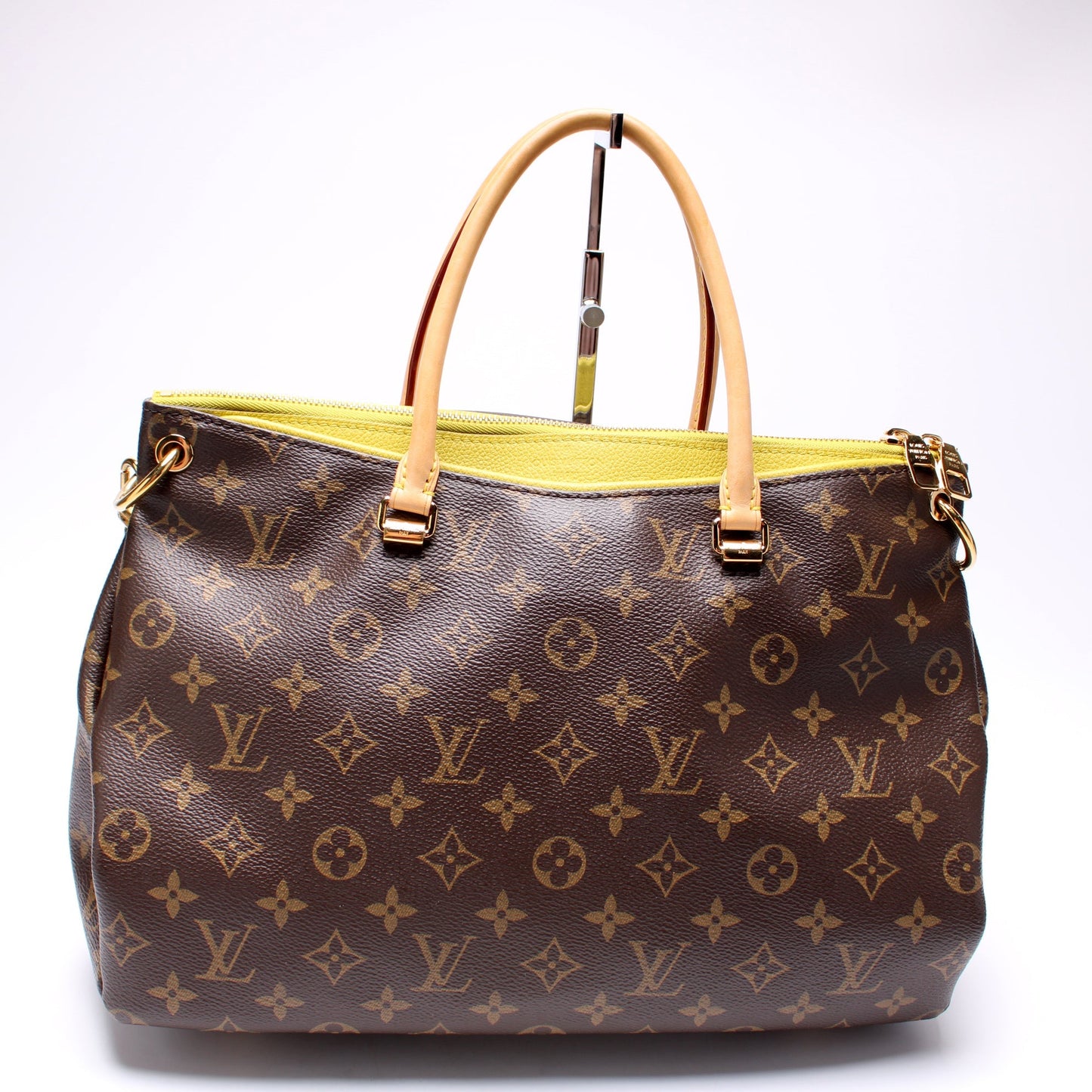Louis Vuitton Pallas Side Monogram Canvas Tote Bag Side 4