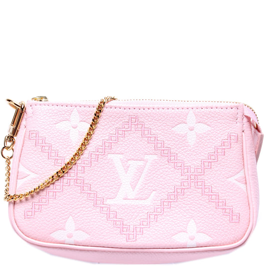 Louis Vuitton Pochette Accessories Broderies Empreinte Clutch Bag