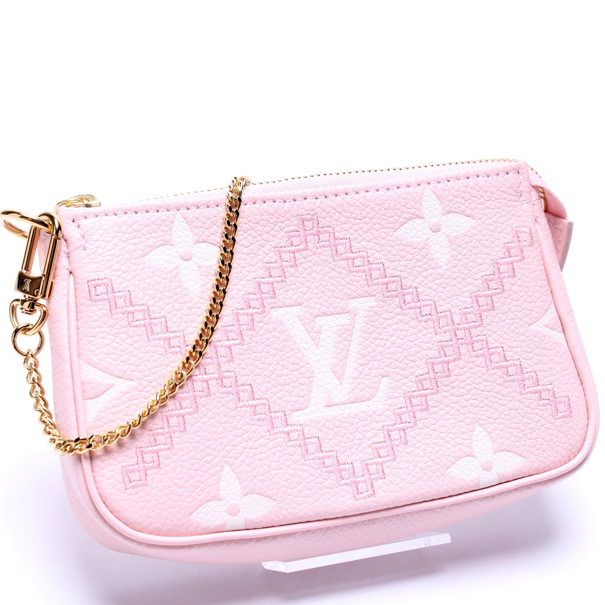 Louis Vuitton Pochette Accessories Broderies Empreinte Clutch Bag
