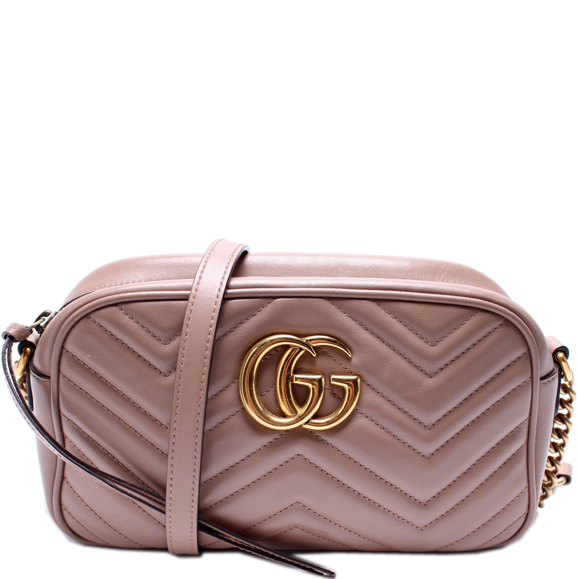 Gucci Marmont Camera Leather Small Handbag Bag 20