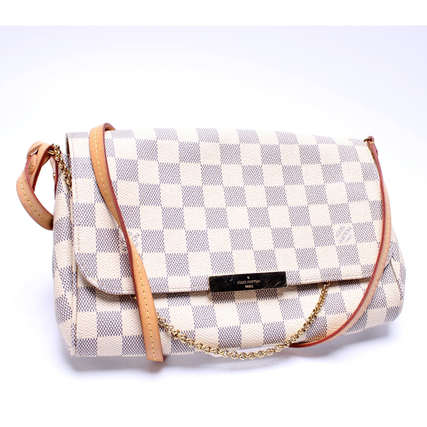 Louis Vuitton Favorite MM Azur Damier Handbag Azur 3