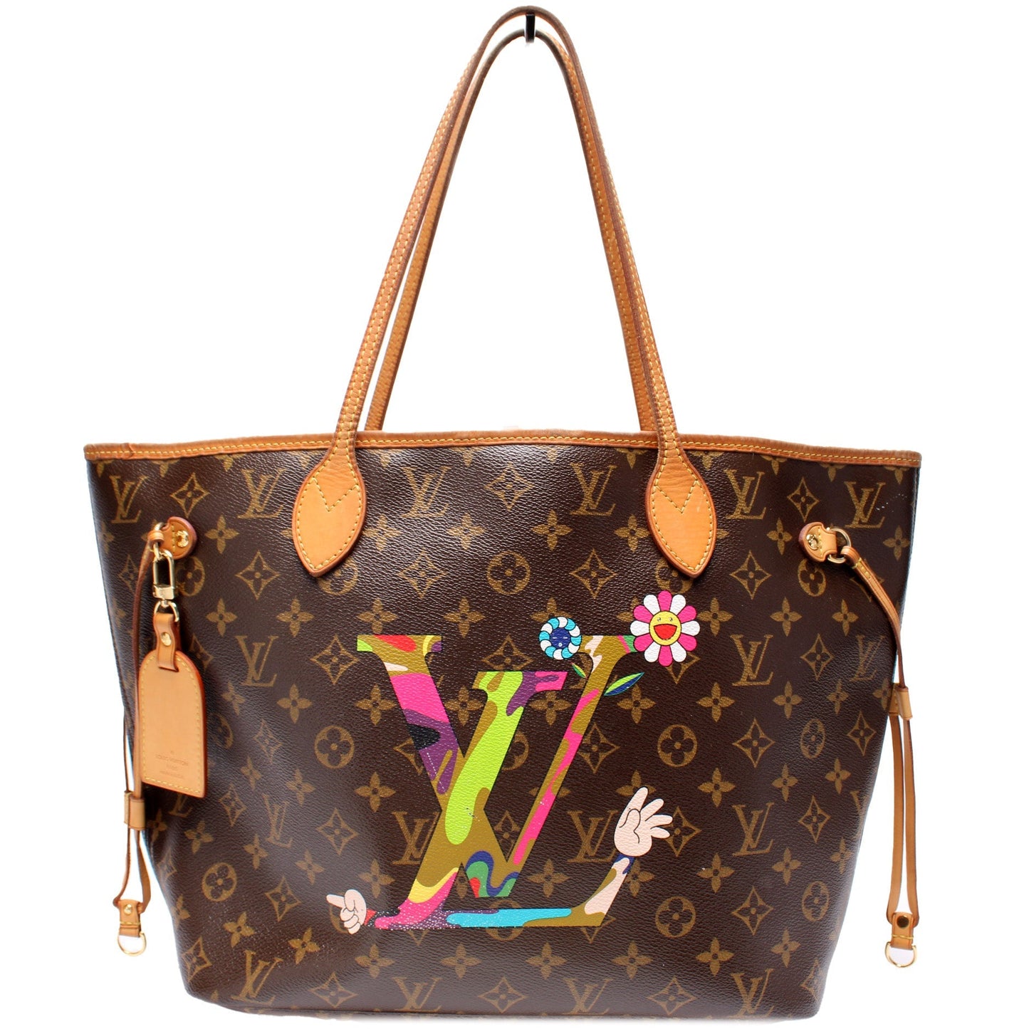 Louis Vuitton Neverfull MM Murakami Tote Bag