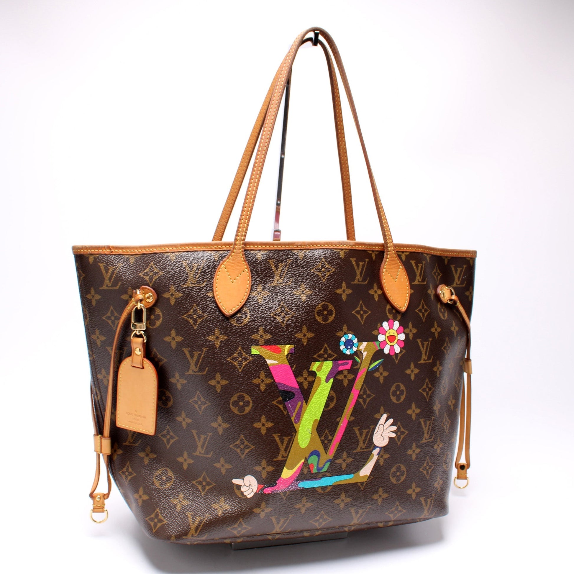 Louis Vuitton Neverfull MM Murakami Tote Bag